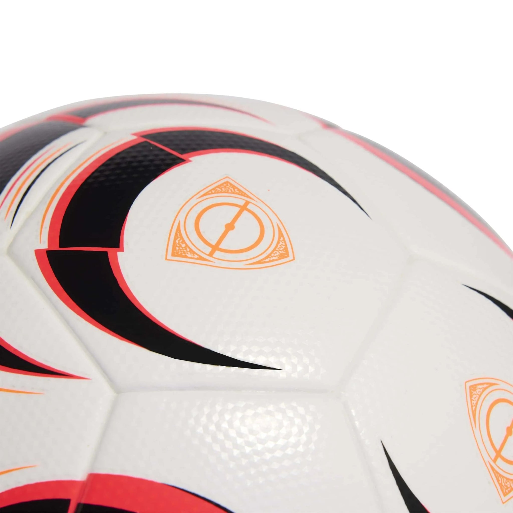 adidas Tiro League Soccer Ball White - Black - Lucid Red (Detail 2)