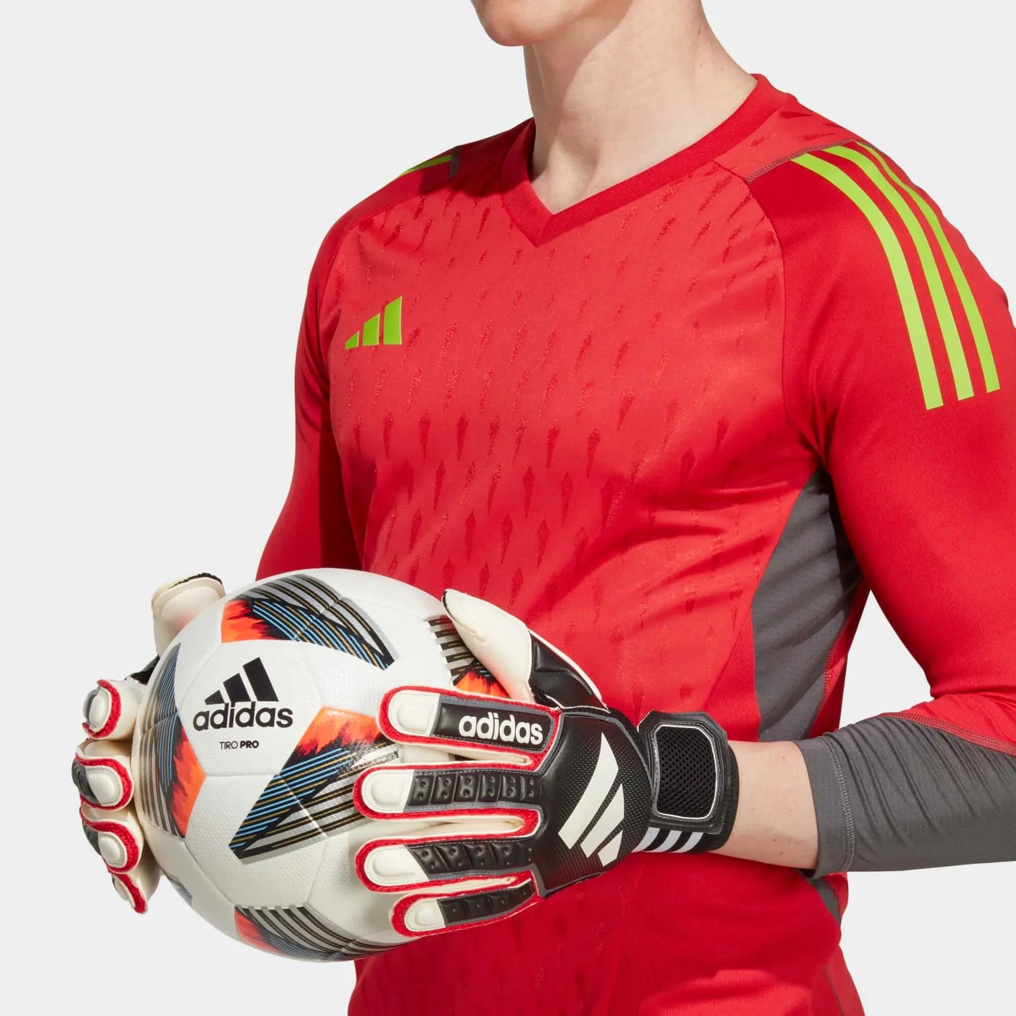 adidas Tiro Pro Goalkeeper Gloves - Black-White