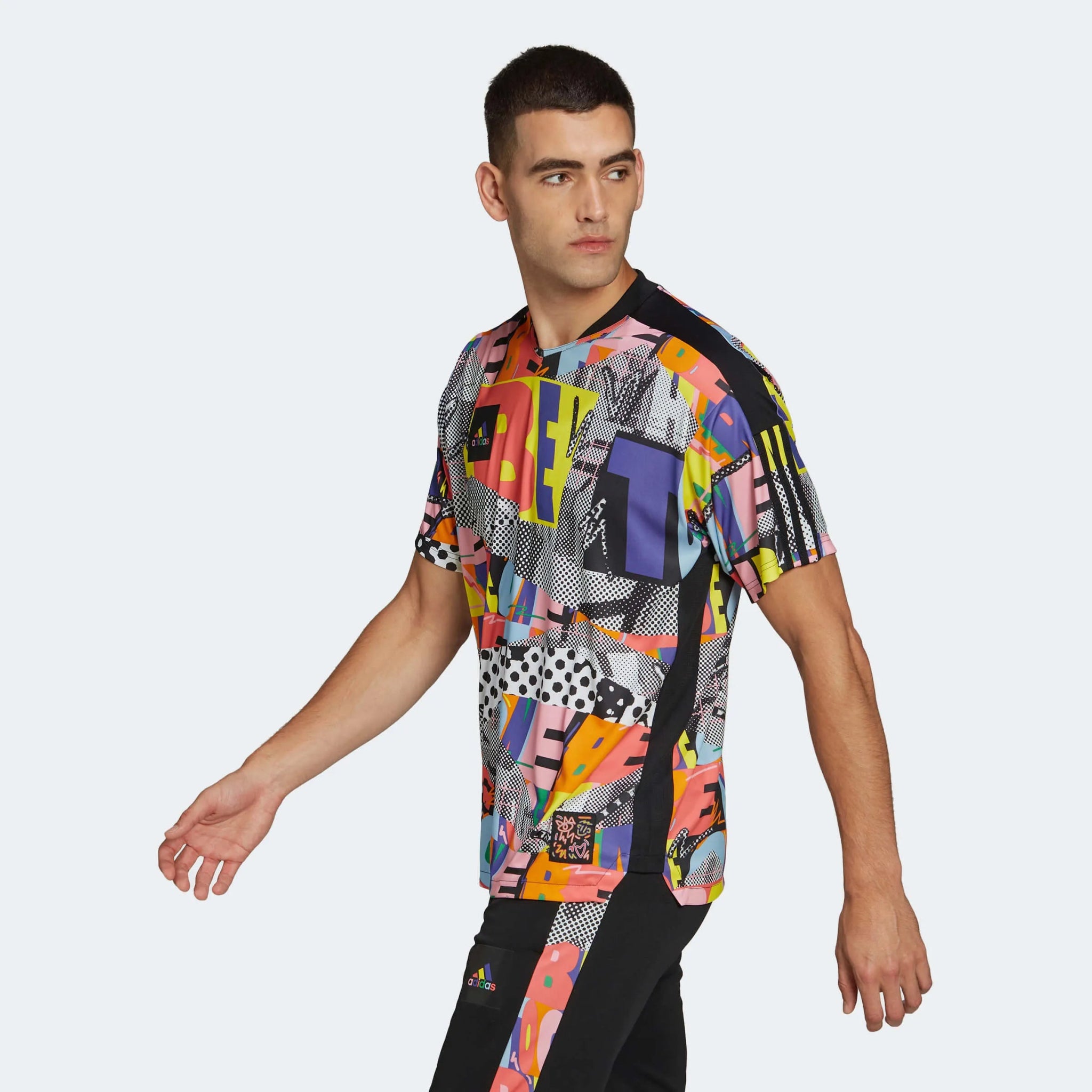 adidas Tiro Unisex Pride Jersey (Model - Side)