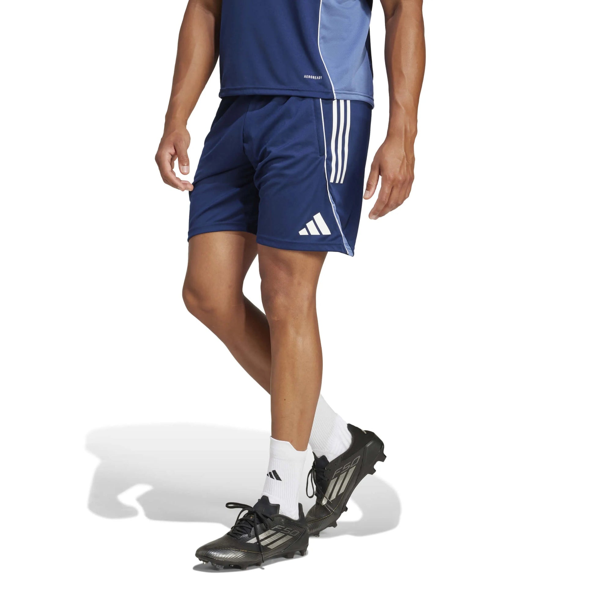 adidas Tiro25C Men's Training Shorts Navy Blue (Model - Front)