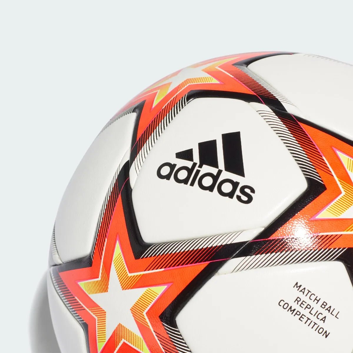 Adidas UCL Competition Pyrostorm Ball - White-Solar Red-Yellow