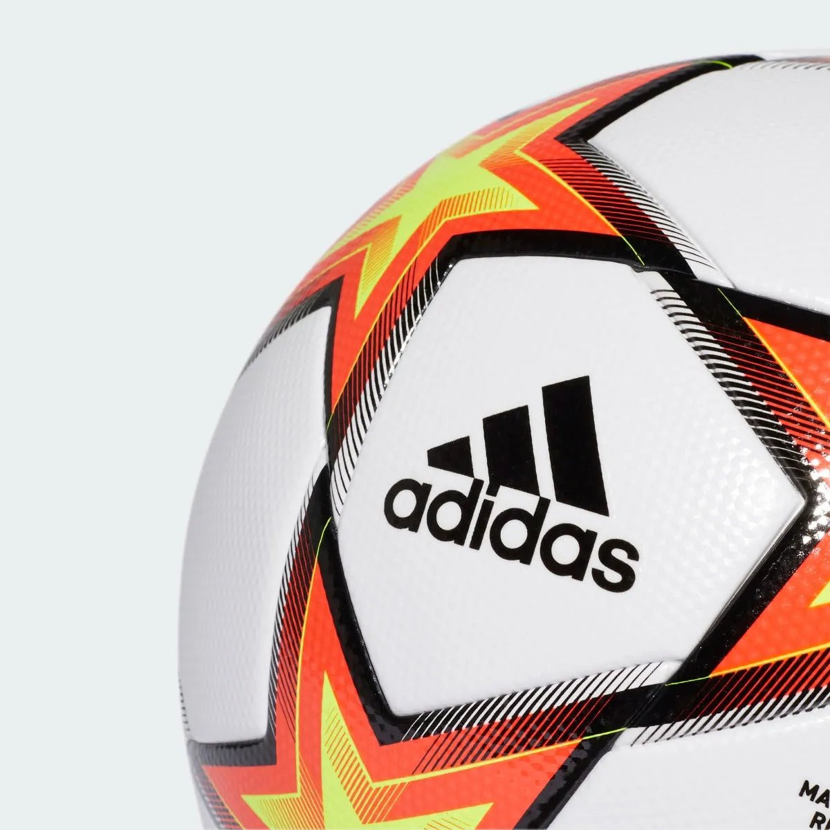 Adidas UCL League Pyrostorm Ball - White-Solar Red-Yellow