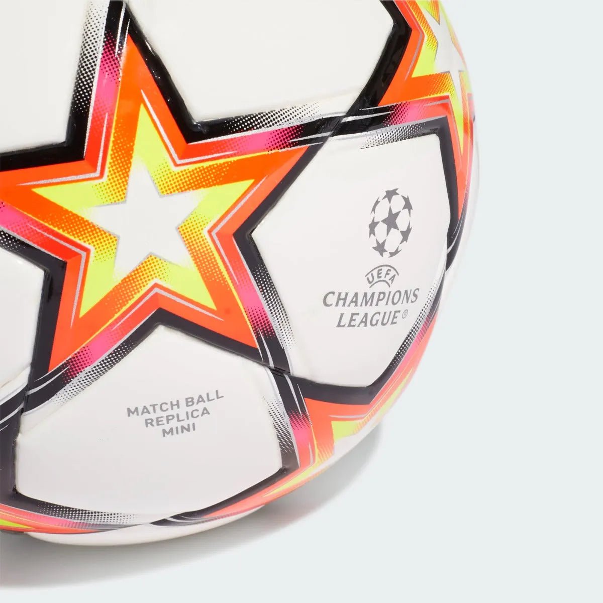 Adidas UCL MINI Pyrostorm Ball - White-Solar Red-Yellow