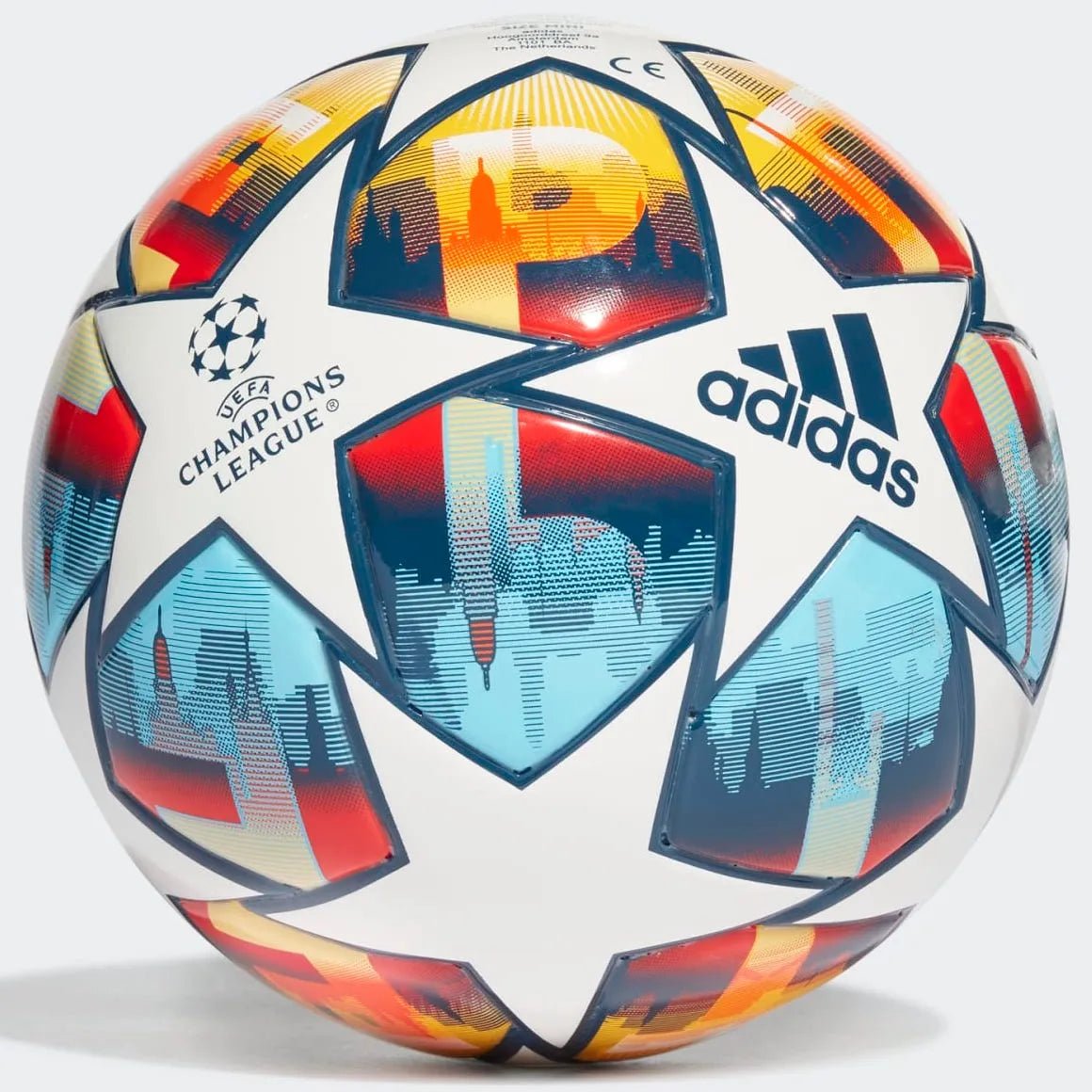 adidas UCL Mini St. Petersburg Soccer Ball - White-Pantone