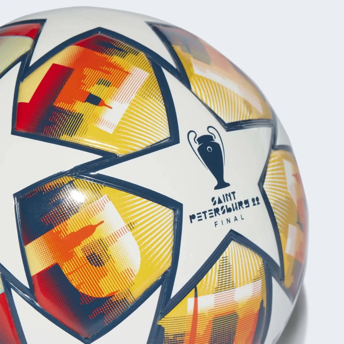 adidas UCL Mini St. Petersburg Soccer Ball - White-Pantone
