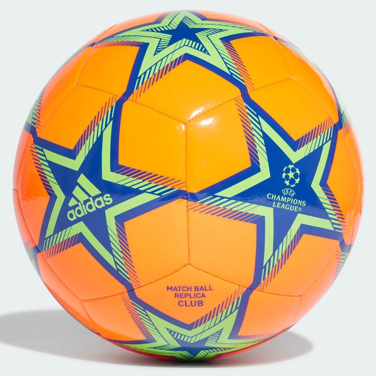 Adidas UCL Pyrostorm Club Ball - Solar Orange-Green-Blue