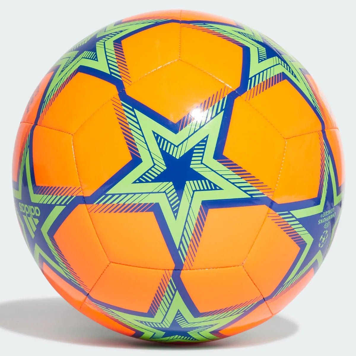 Adidas UCL Pyrostorm Club Ball - Solar Orange-Green-Blue