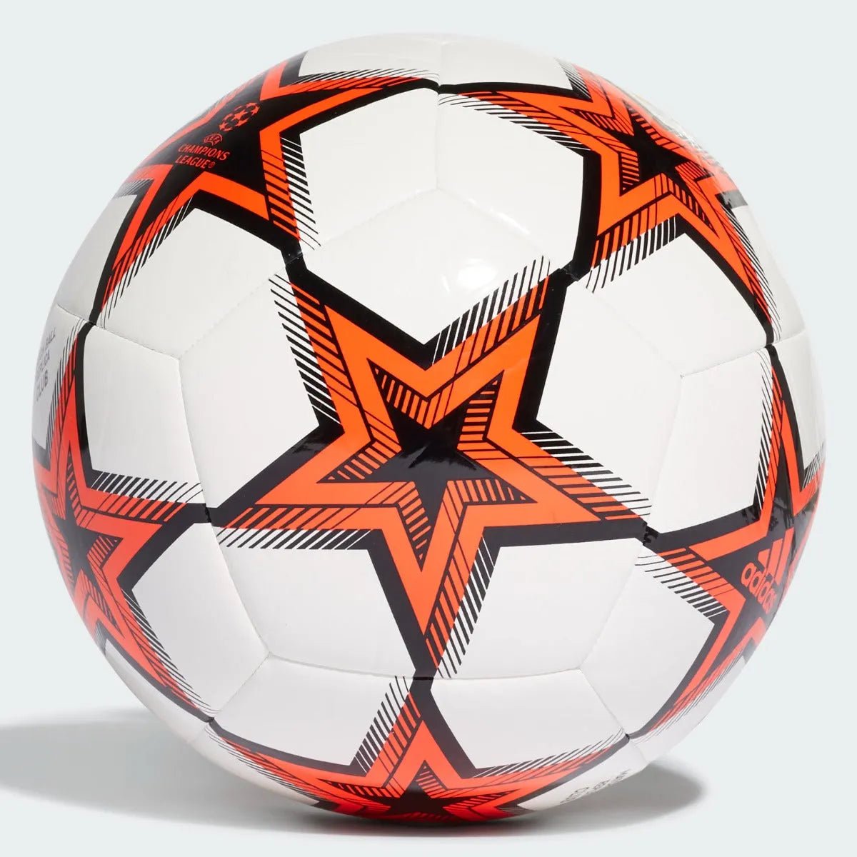 Adidas UCL Pyrostorm Club Ball - White-Red-Black