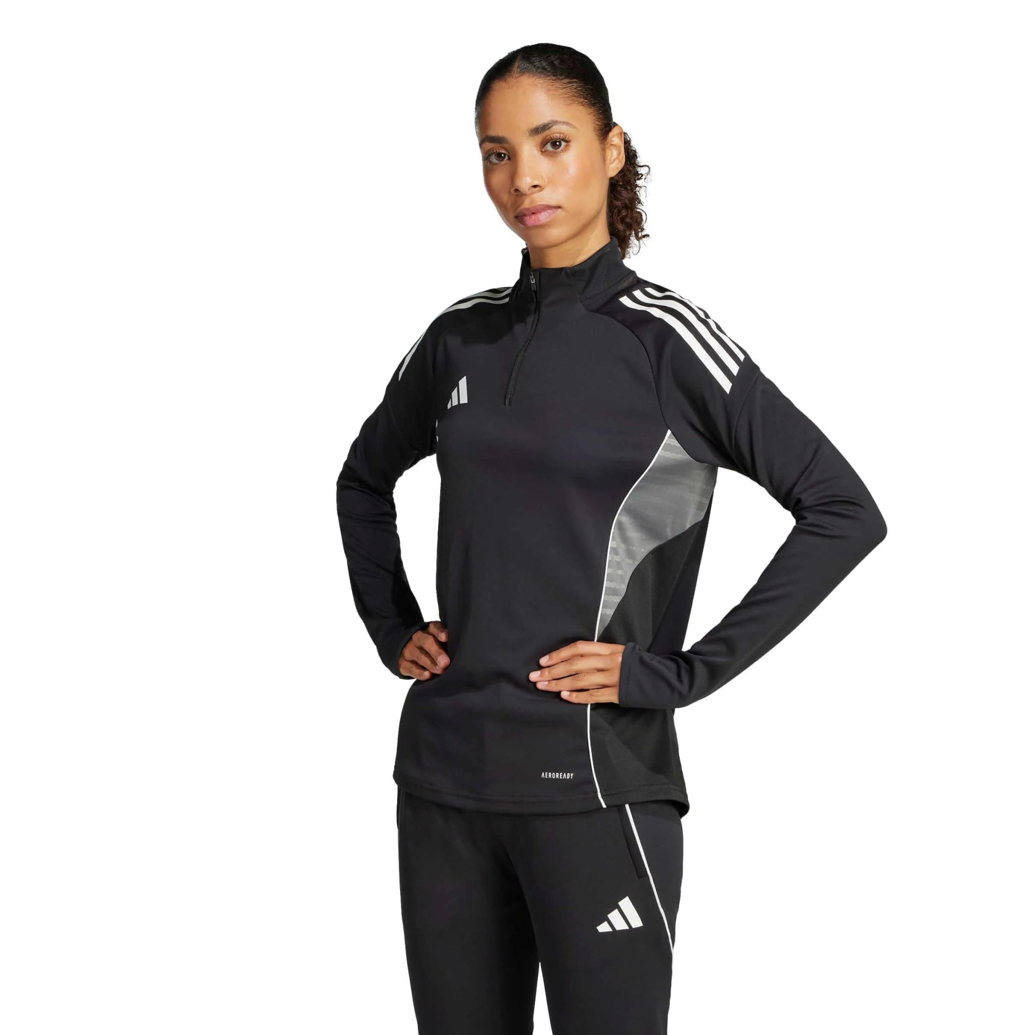 adidas Women's Tiro 25 Competition Training Top Black (Model - Front)