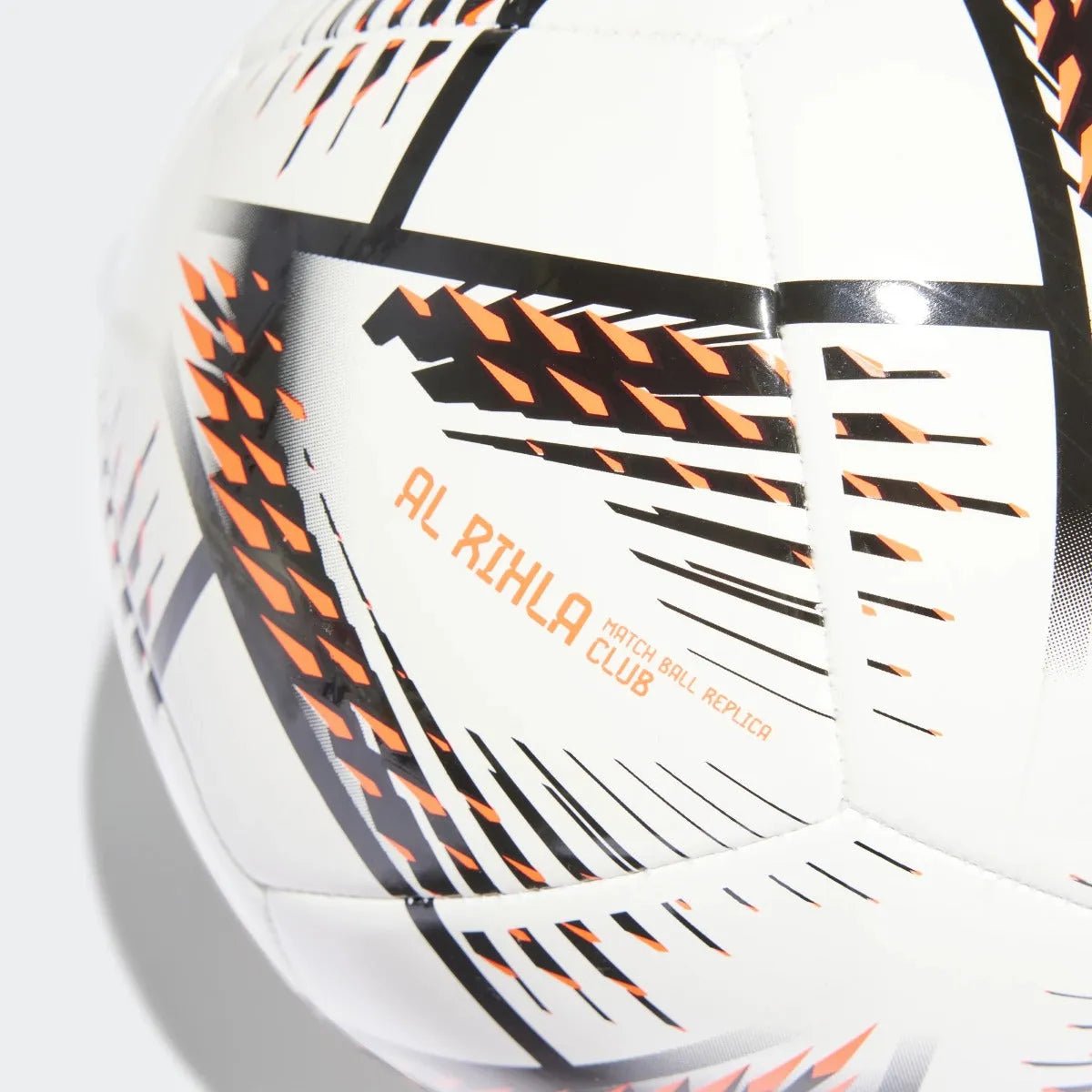 adidas World Cup 2022 Al Rihla Club Ball - White-Black-Solar Red