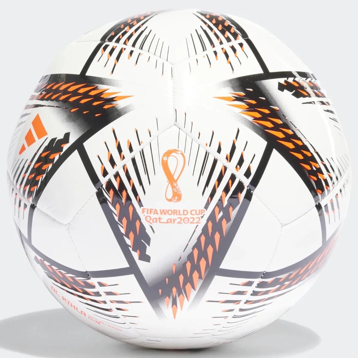 adidas World Cup 2022 Al Rihla Club Ball - White-Black-Solar Red