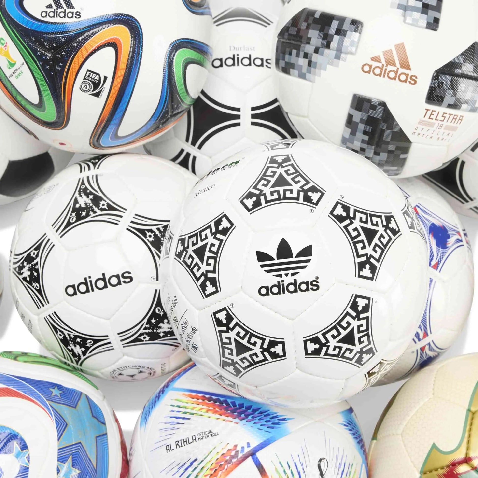 adidas World Cup Historical Match Soccer Ball Set (Detail 1)