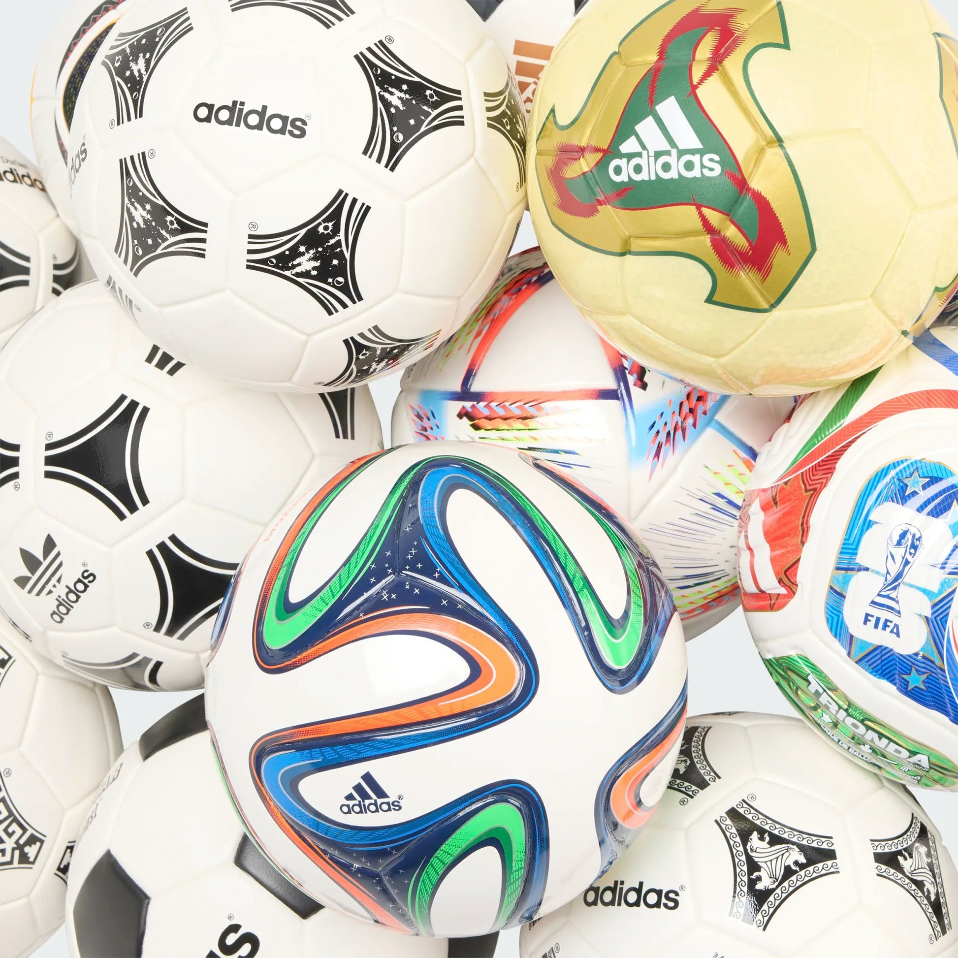adidas World Cup Historical Mini Ball Set – ProSoccer adidas World Cup Historical Mini Ball Set – ProSoccer
