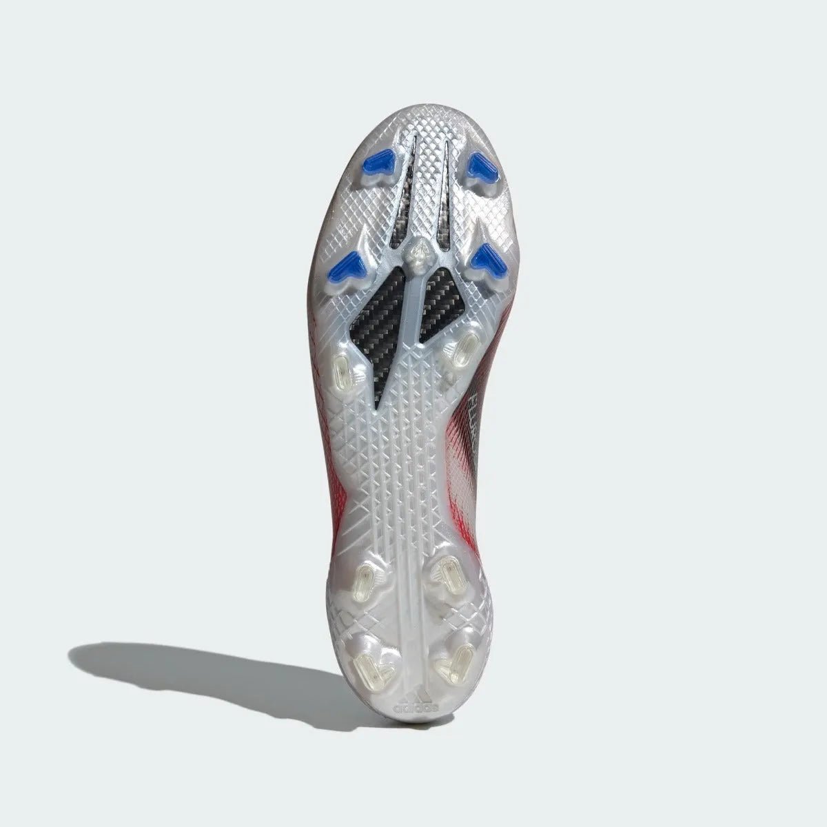 Adidas X Ghosted .1 FG - Silver Metallic-Red-Royal