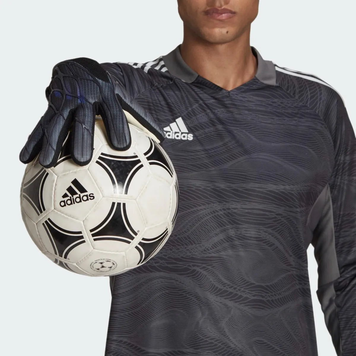 Adidas X Pro Goalkeeper Gloves - Black-Grey-Blue