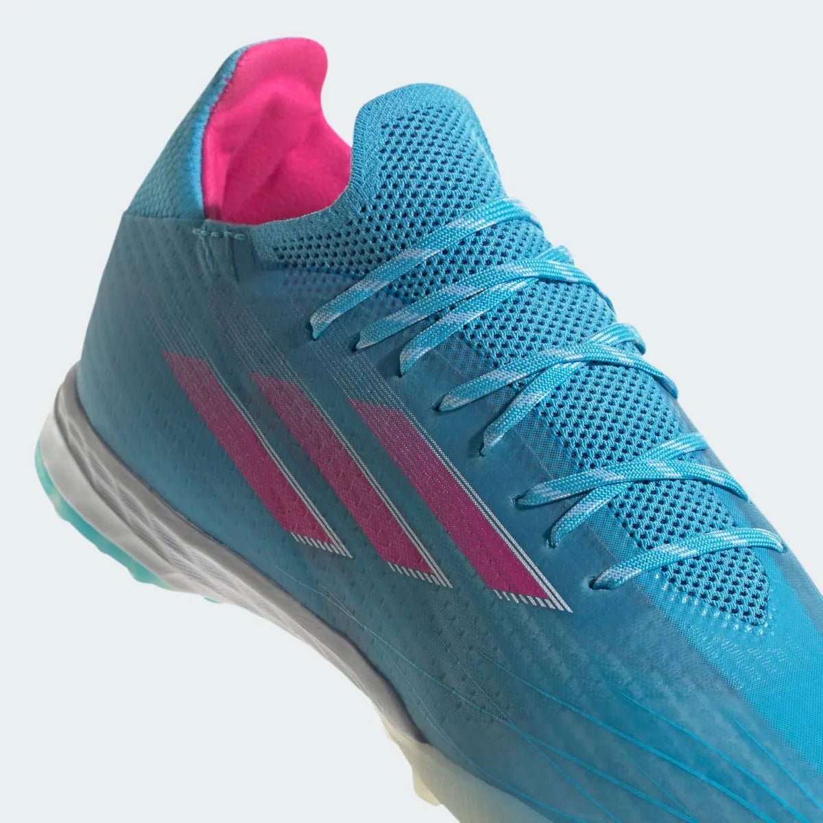 Adidas X Speedflow .1 Turf Soccer Shoes TF - Sky Rush-Shock Pink