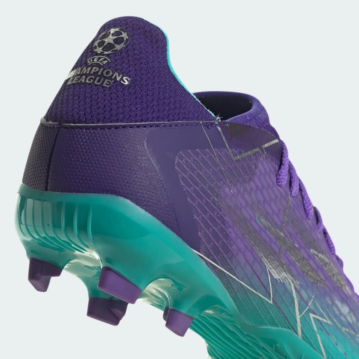 adidas X Speedflow .3 FG - Purple-Silver-Mint Soccer Cleats