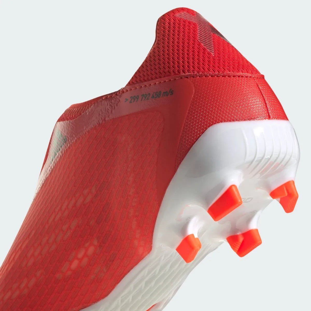 Adidas X Speedflow .3 Laceless FG - Red-Black