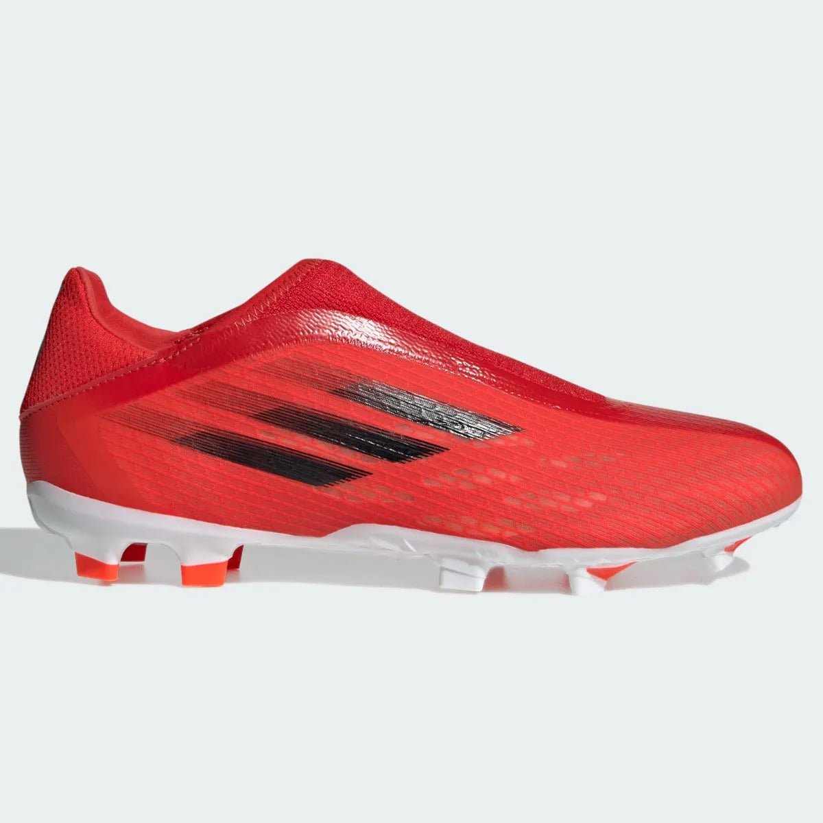 Adidas X Speedflow .3 Laceless FG - Red-Black