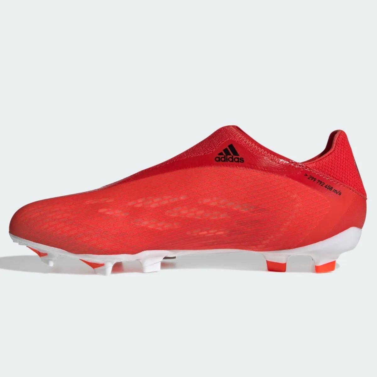 Adidas X Speedflow .3 Laceless FG - Red-Black
