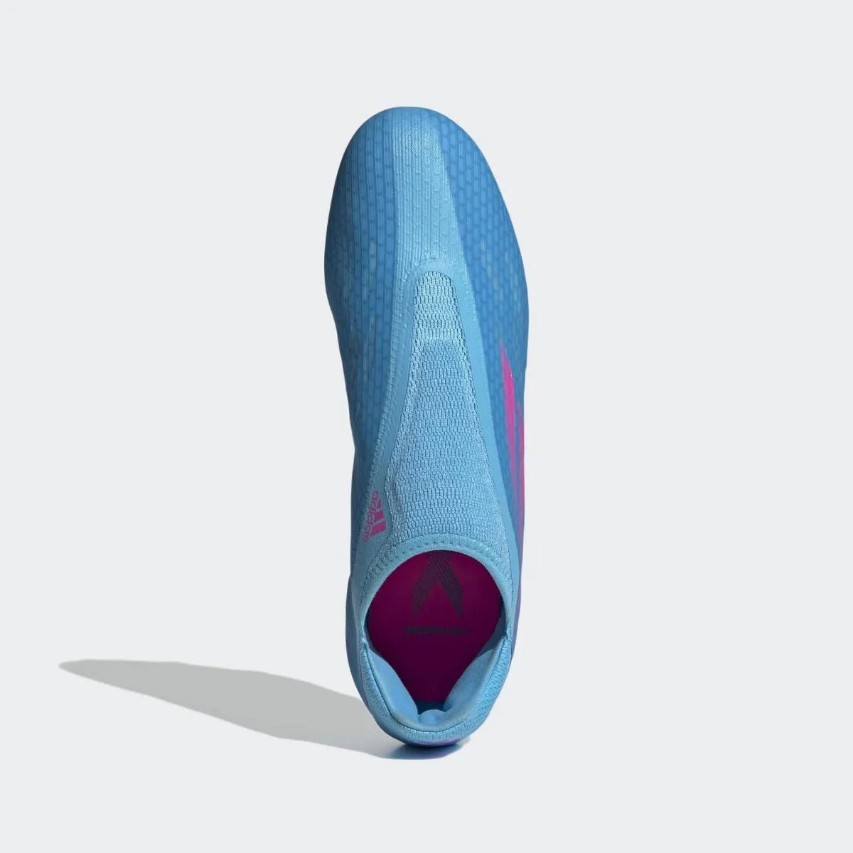 adidas X Speedflow .3 Laceless FG - Sky Rush-Shock Pink Soccer adidas X Speedflow .3 Laceless FG - Sky Rush-Shock Pink Soccer