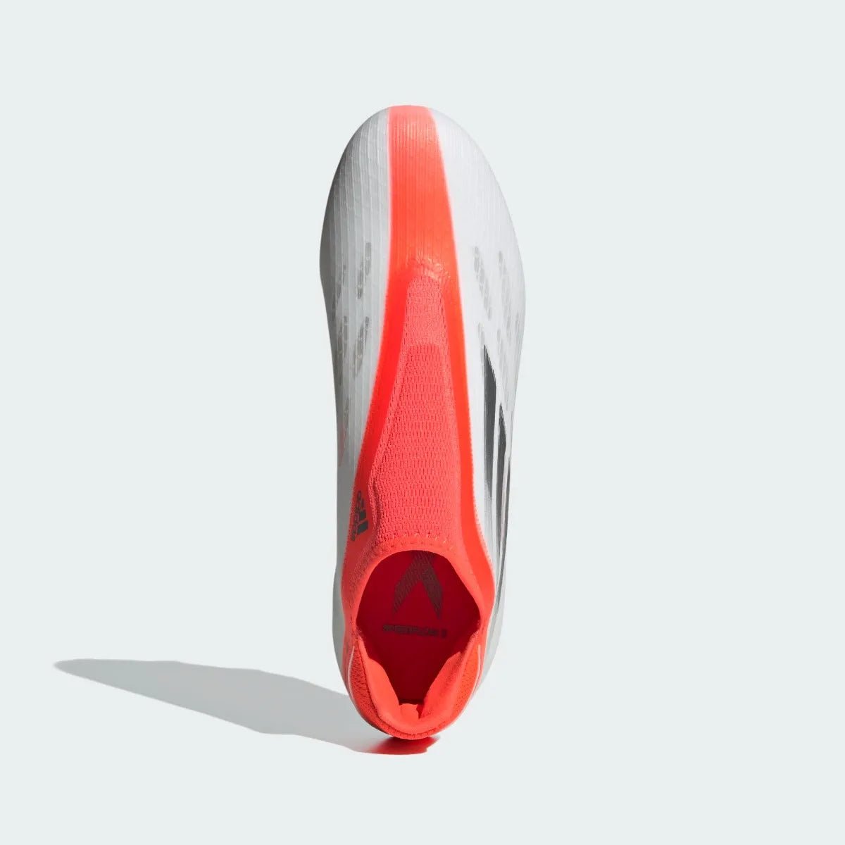 Adidas X Speedflow .3 Laceless FG - White-Iron. Metallic