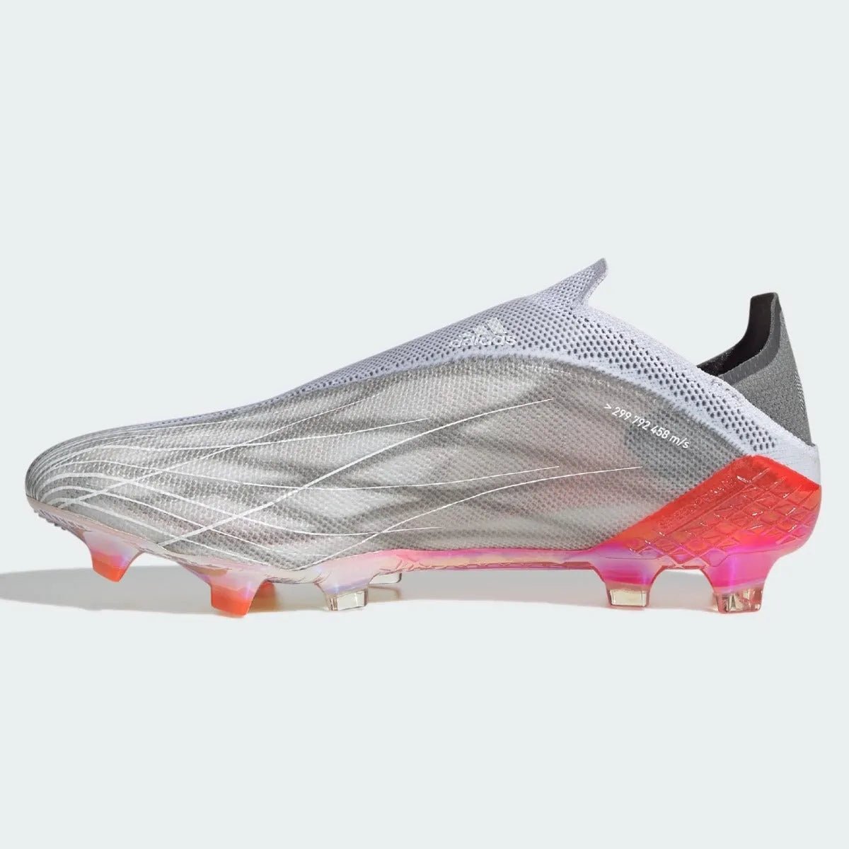 Adidas X Speedflow + FG - White-Iron Metallic
