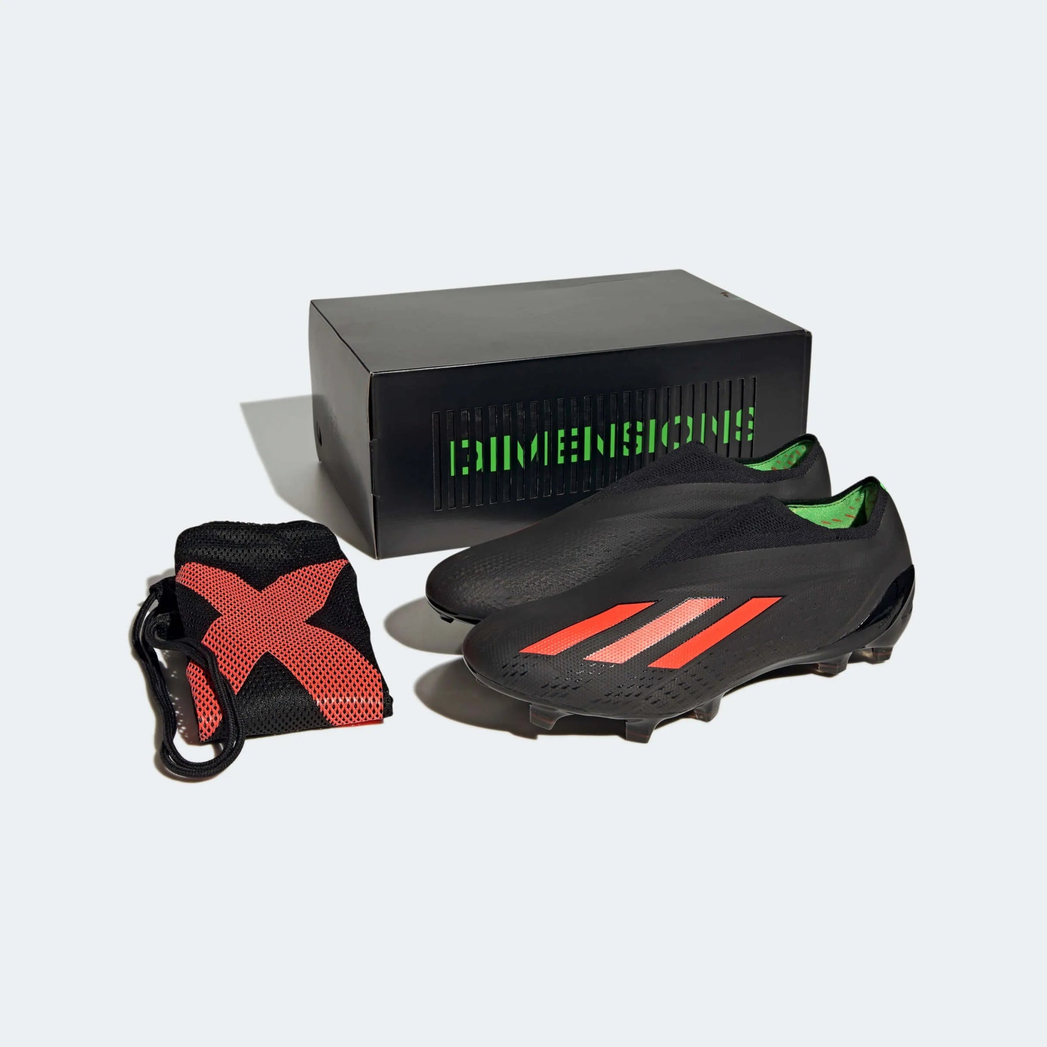 adidas X SpeedPortal + FG - Black-Solar Red