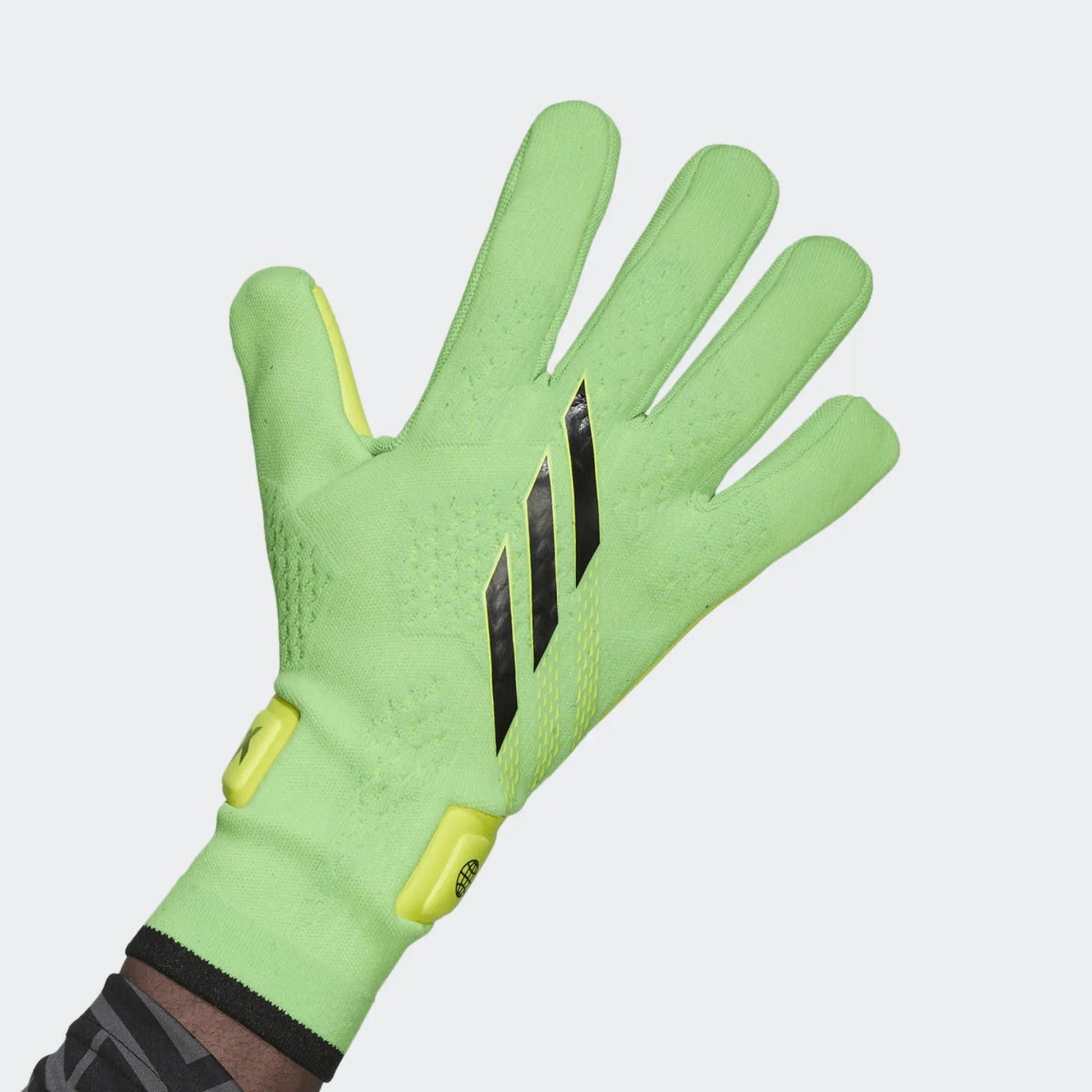 adidas X Speedportal Pro Goalkeeper Gloves - Solar Green-Black-Solar Yellow