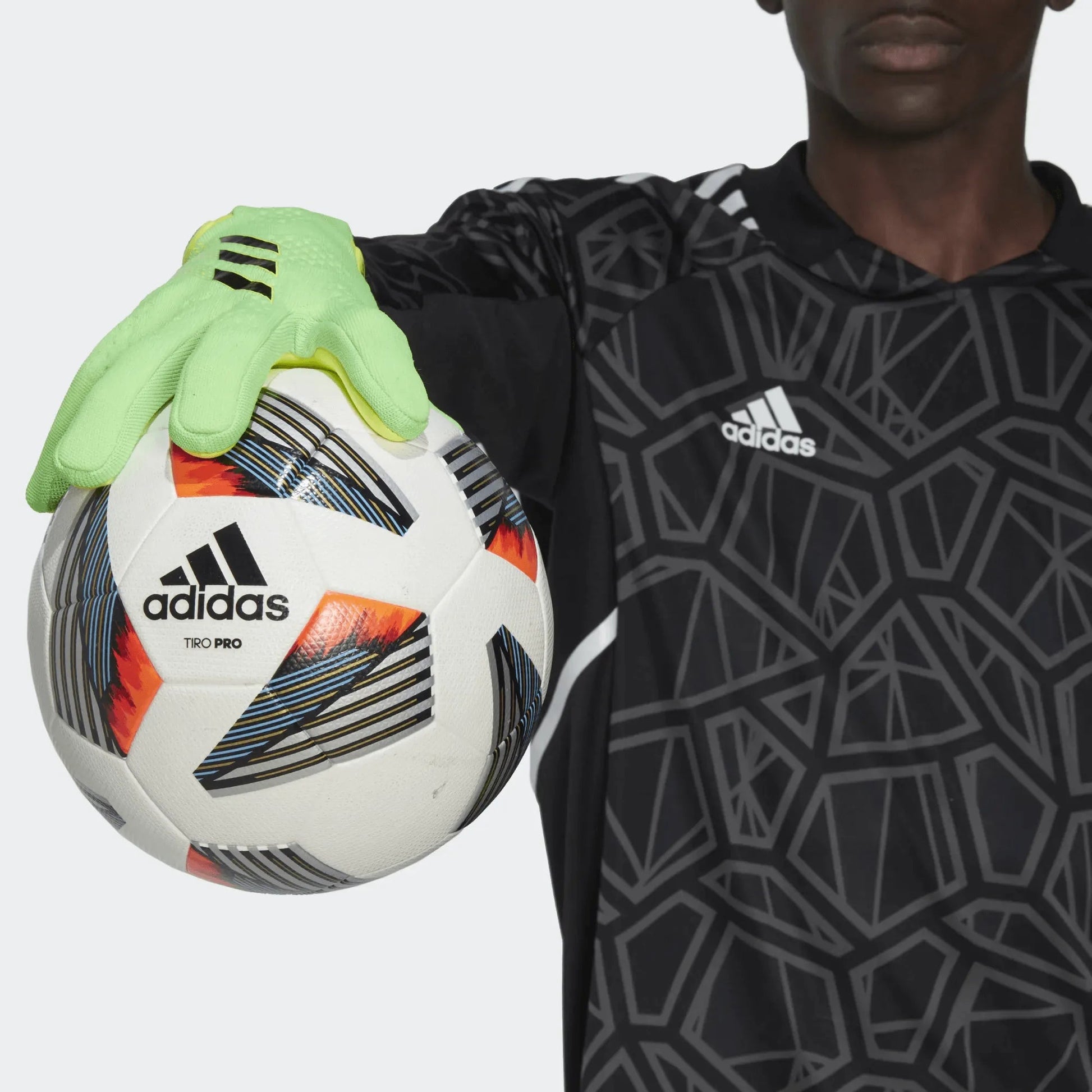adidas X Speedportal Pro Goalkeeper Gloves - Solar Green-Black-Solar Yellow