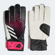 adidas Youth Predator GL Training Goalkeeper Gloves - Black-White-Pink