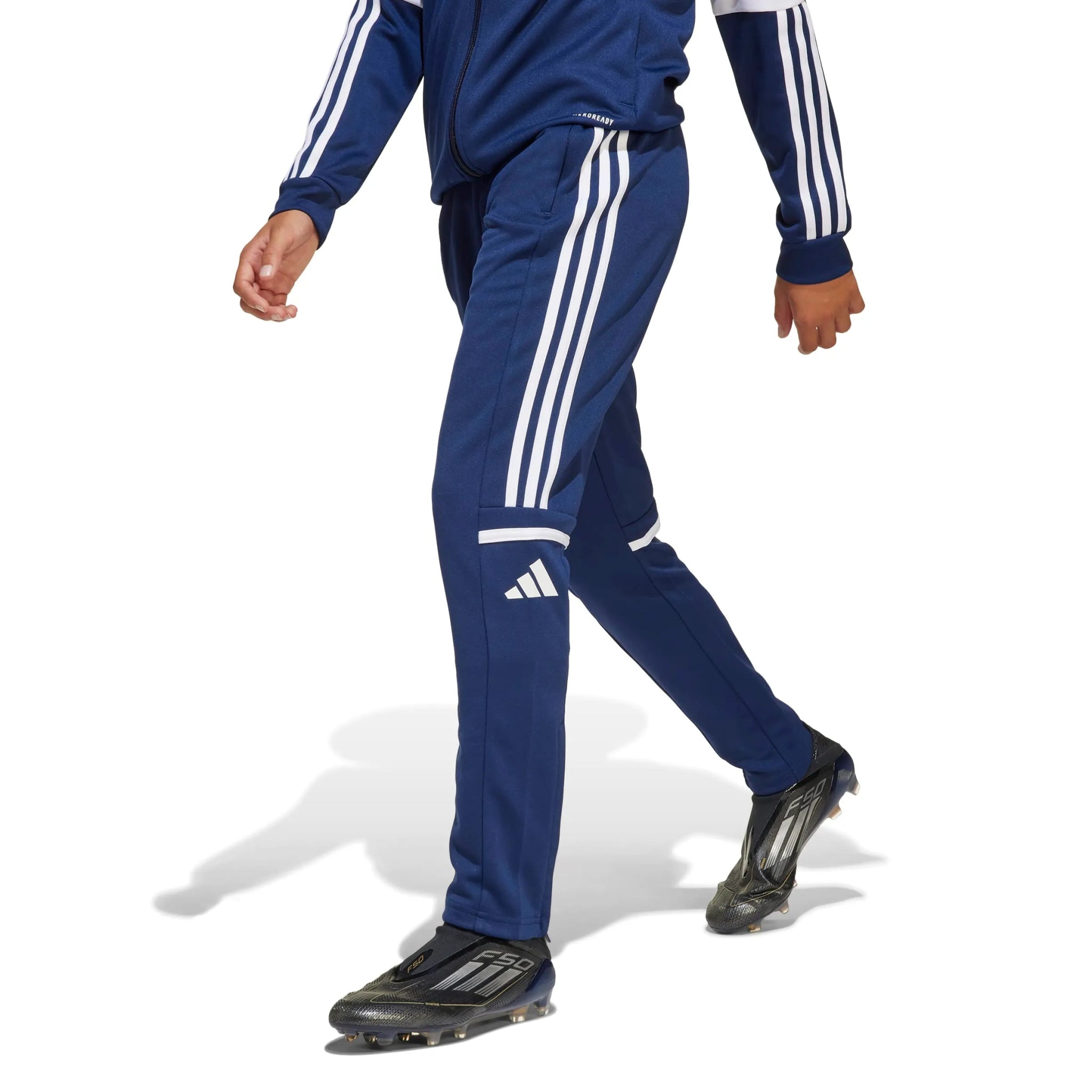 adidas Youth Squadra 25 Training Pants Navy Blue (Model - Front)