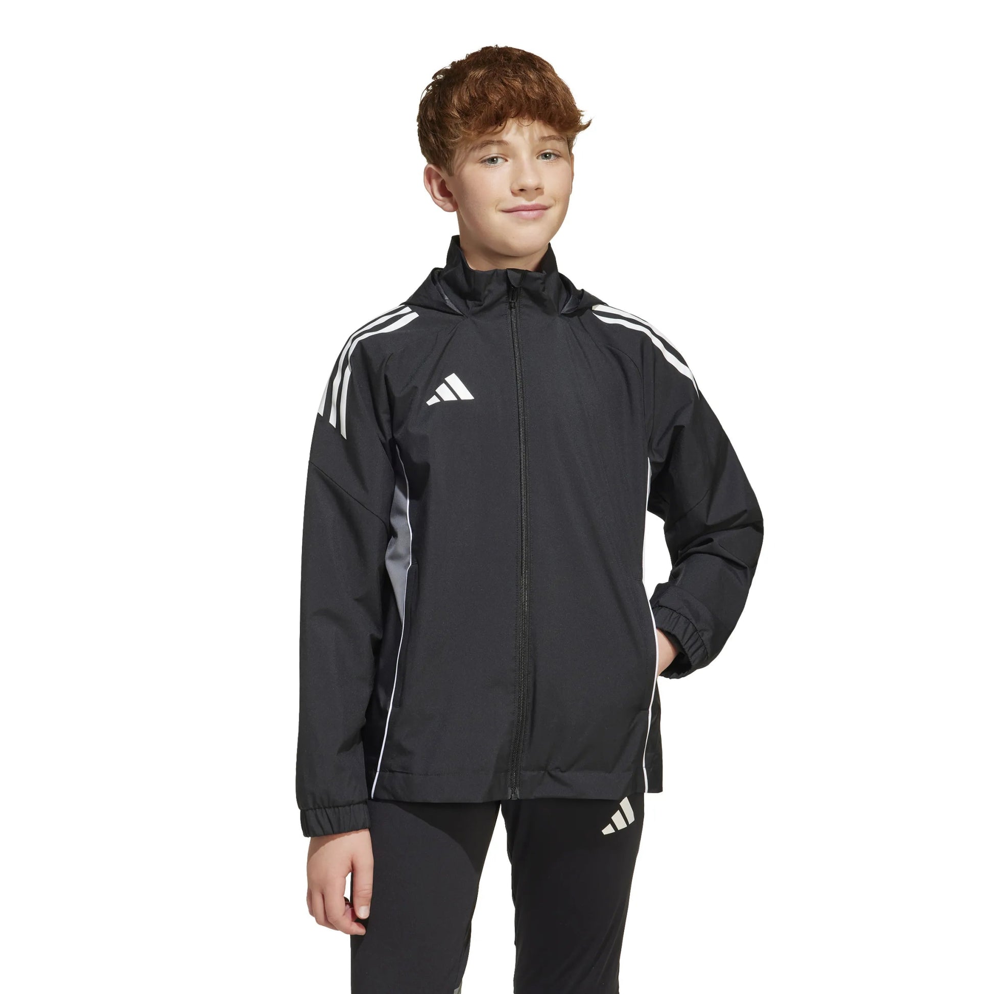 adidas Youth Tiro 25 Competition AW Jacket (Model - Front)