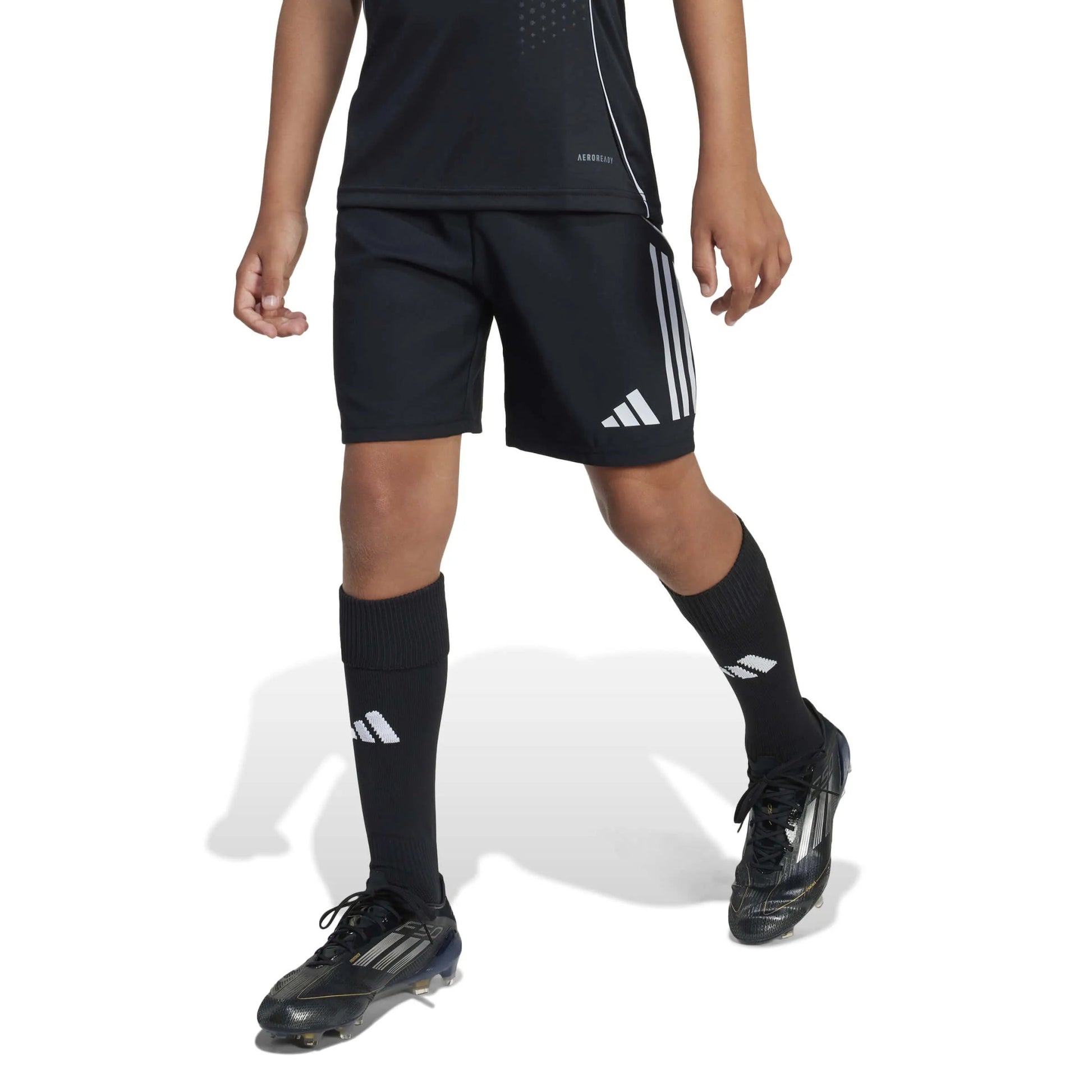 adidas Youth Tiro 25 Competition Match Shorts Black (Model - Front)