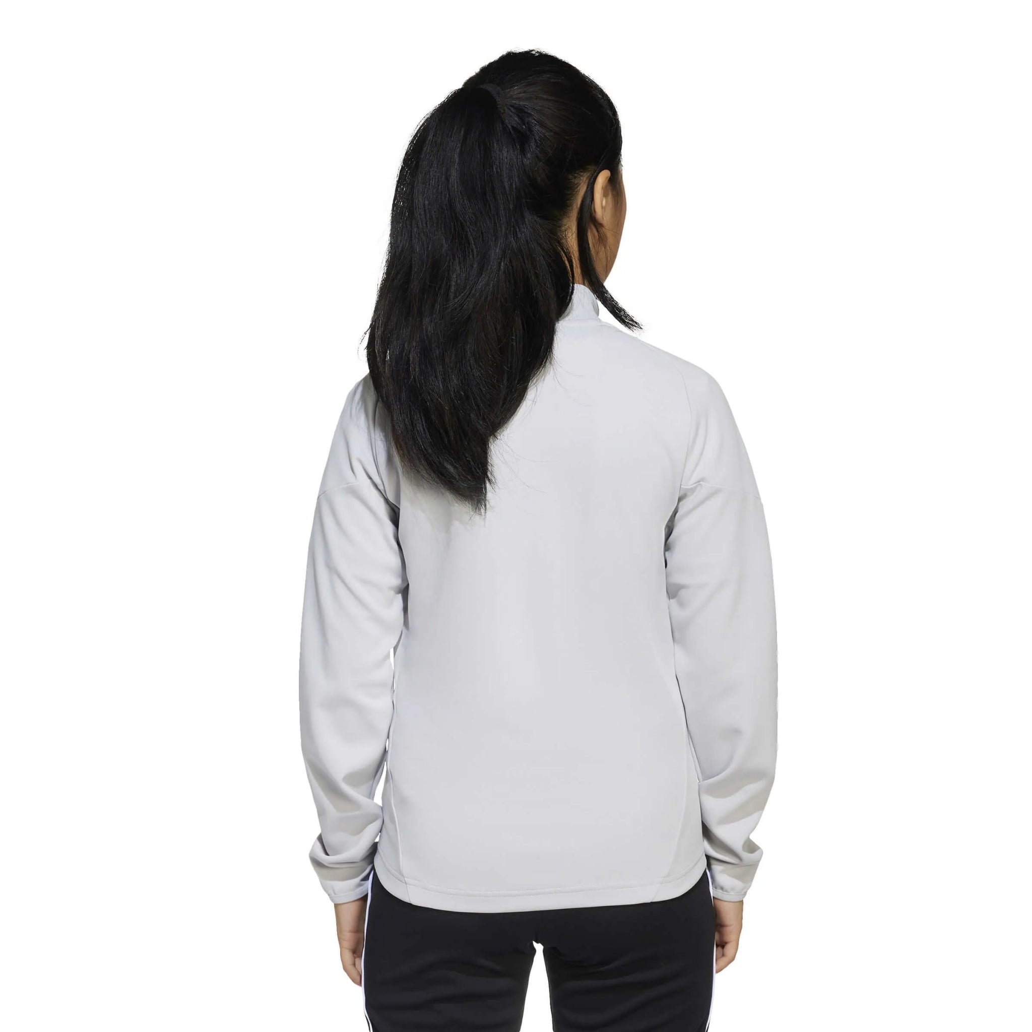 adidas Youth Tiro 25 Competition Training Jacket Light Grey (Model - Back)