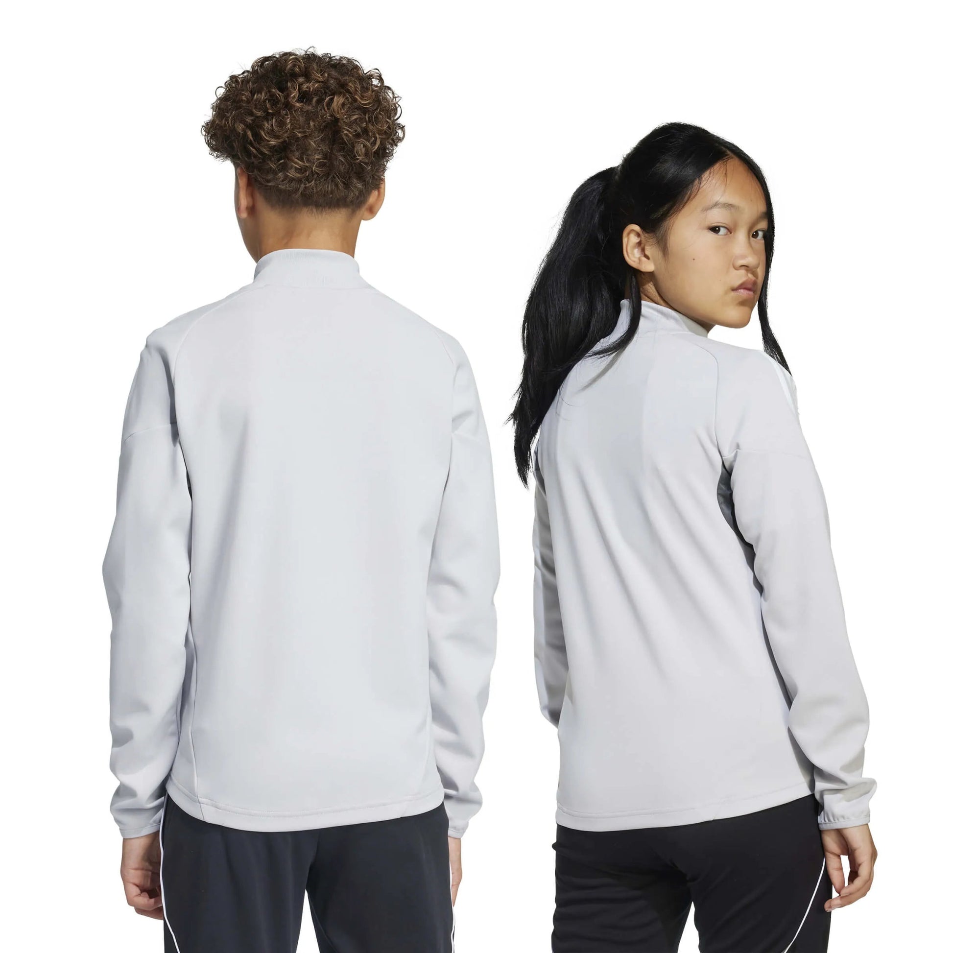 adidas Youth Tiro 25 Competition Training Jacket Light Grey (Models - Back)