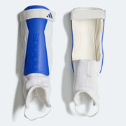 adidas Youth Tiro SG Match J Shin Guards White/Royal Blue/White (Pair)
