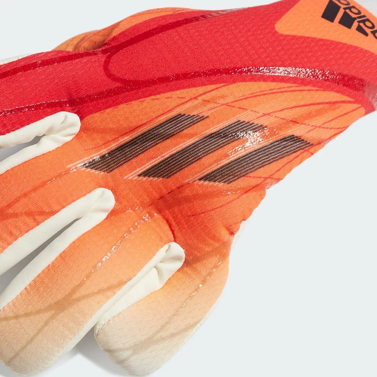 Adidas Youth X League Goalkeeper Gloves - Solar Red (Detail 1)