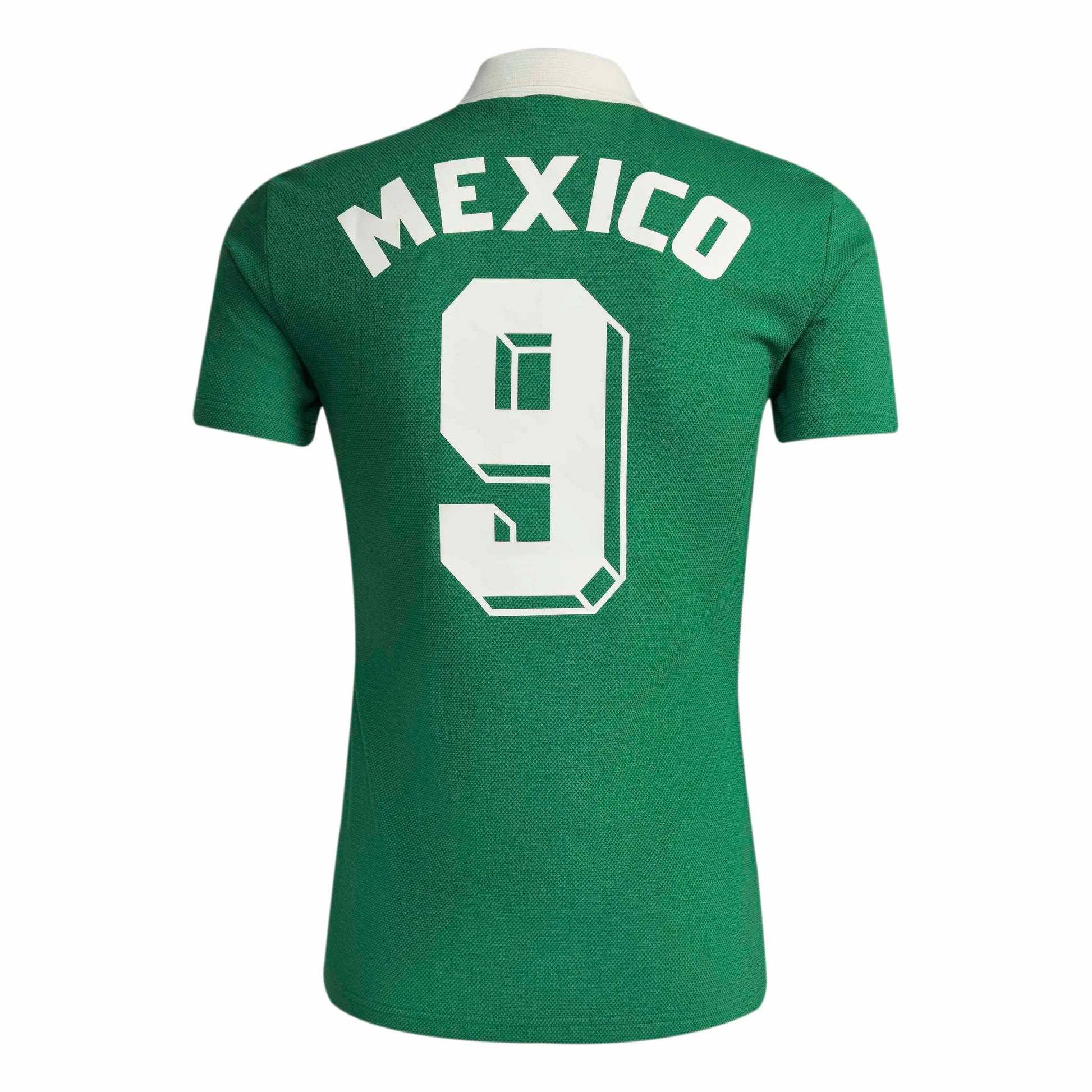 adidas 1986 Mexico Men's Retro Stadium Home Soccer Jersey (Back)
