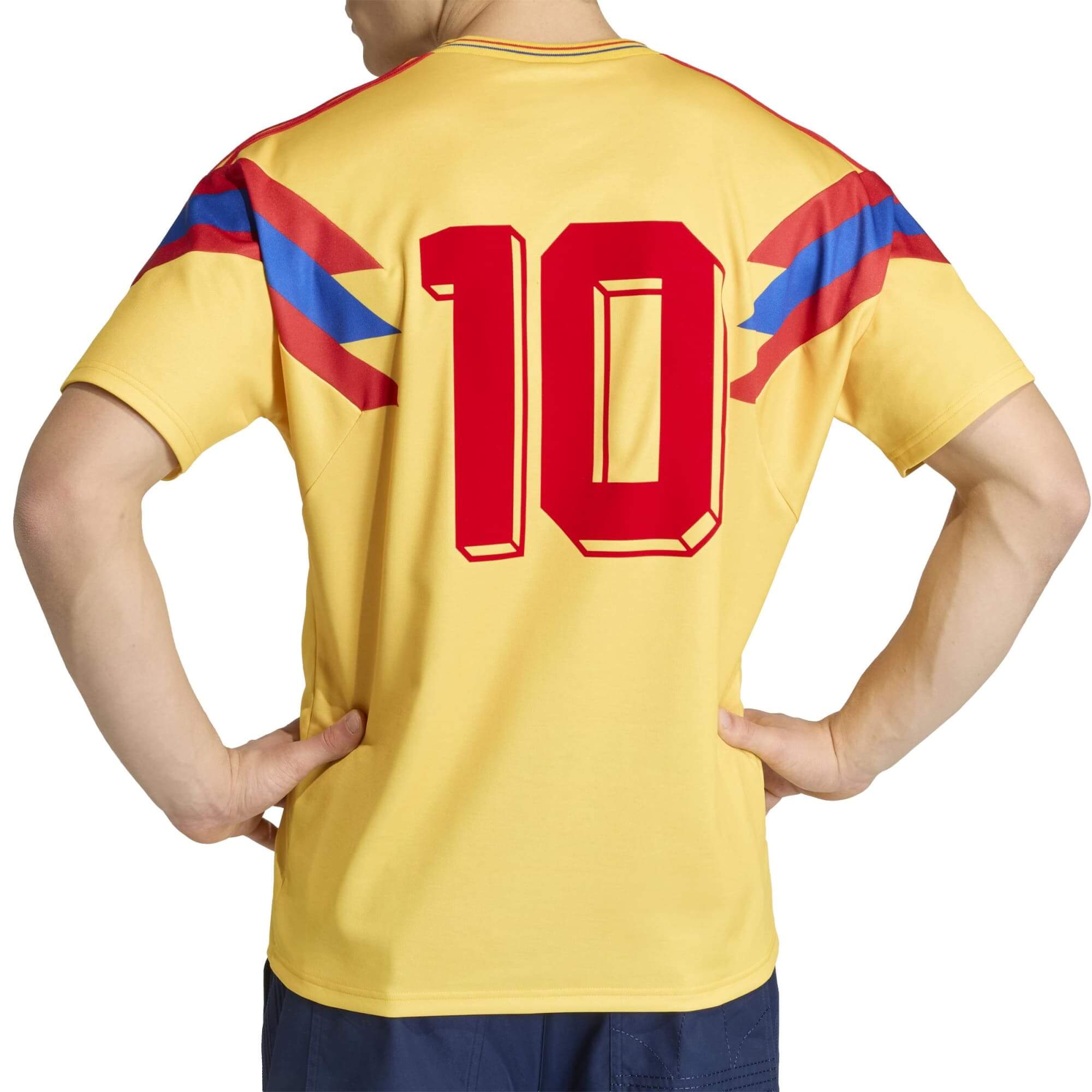 adidas 1990 Colombia Men's Retro Stadium Away Soccer Jersey (Detail 1)