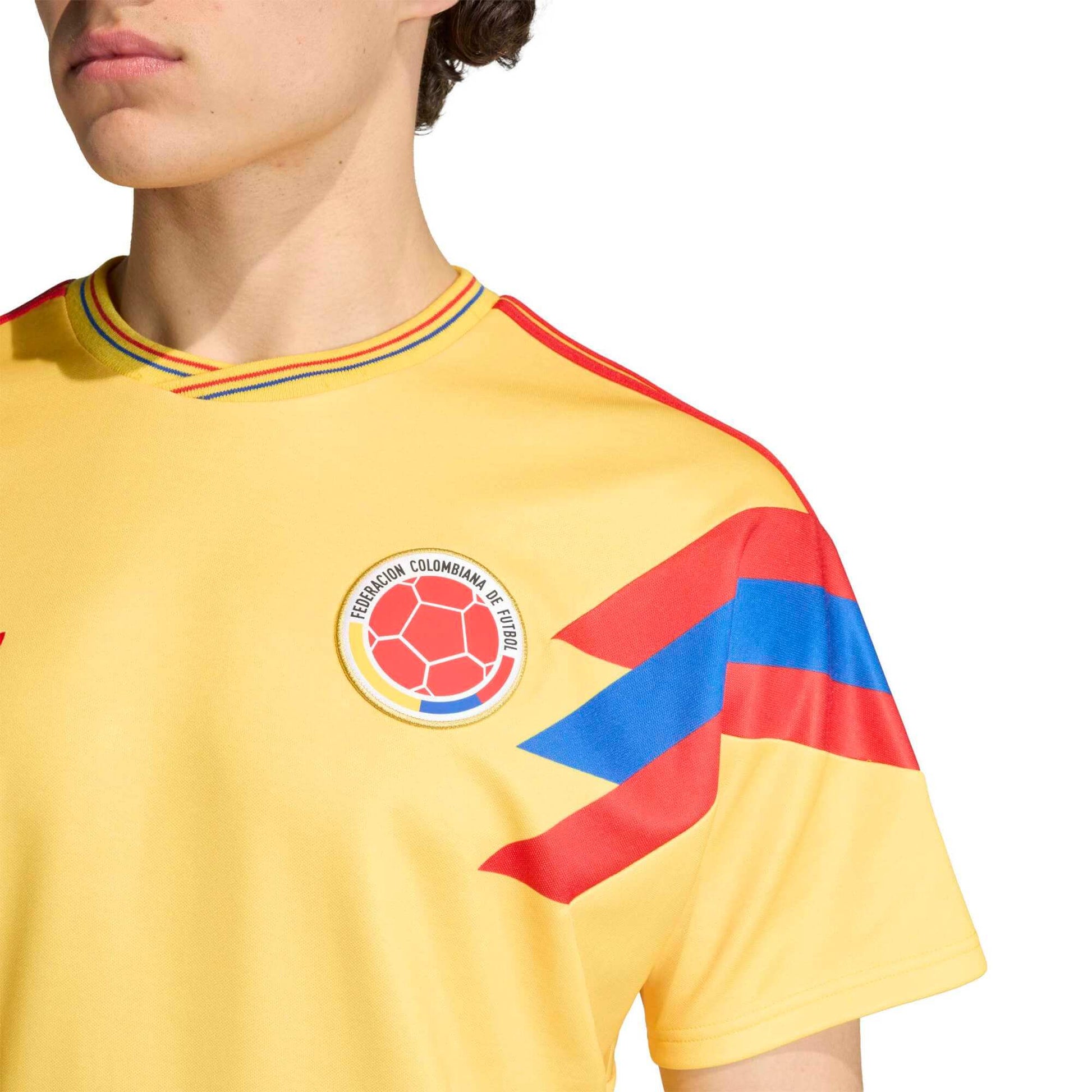 adidas 1990 Colombia Men's Retro Stadium Away Soccer Jersey (Detail 2)
