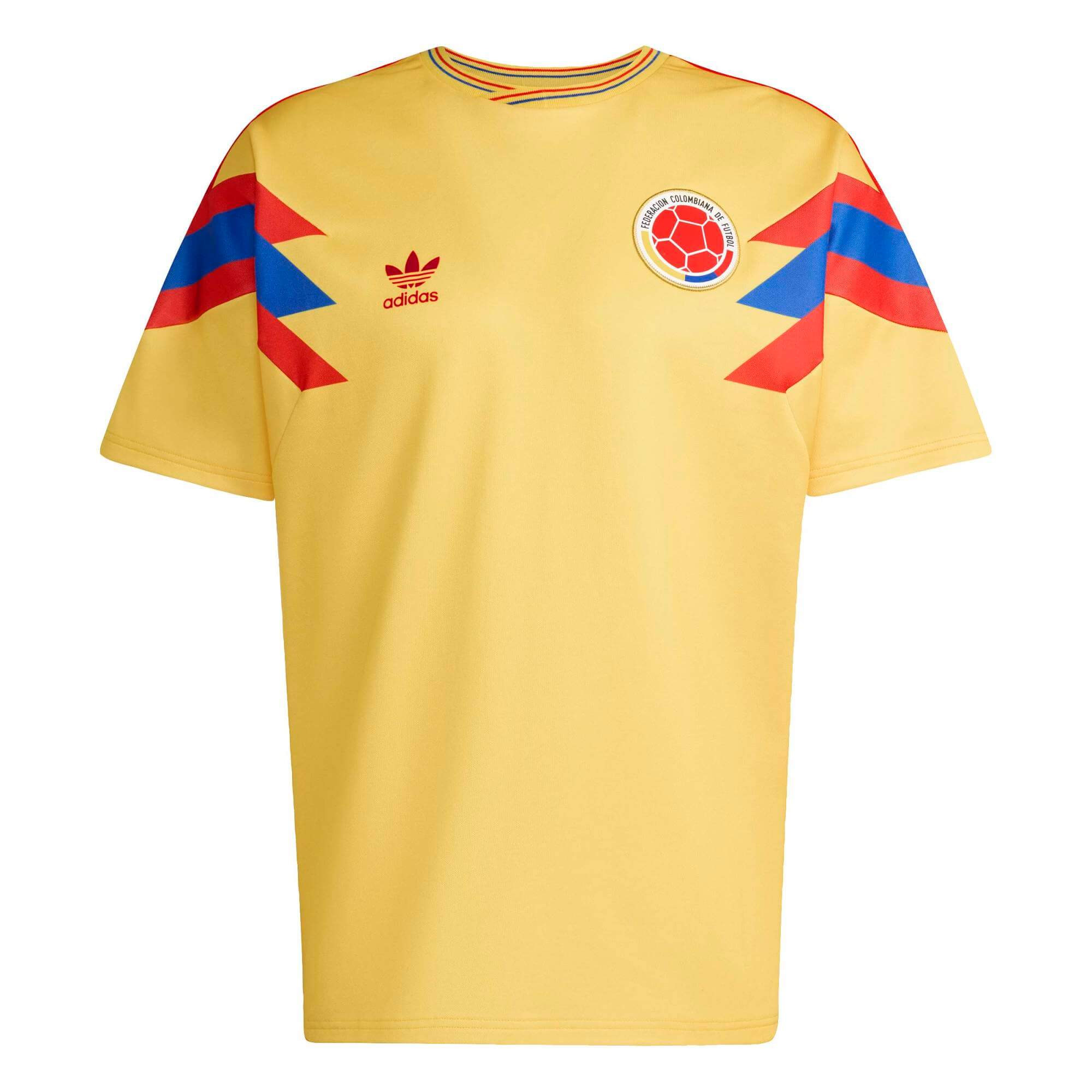 adidas 1990 Colombia Men's Retro Stadium Away Soccer Jersey (Front)