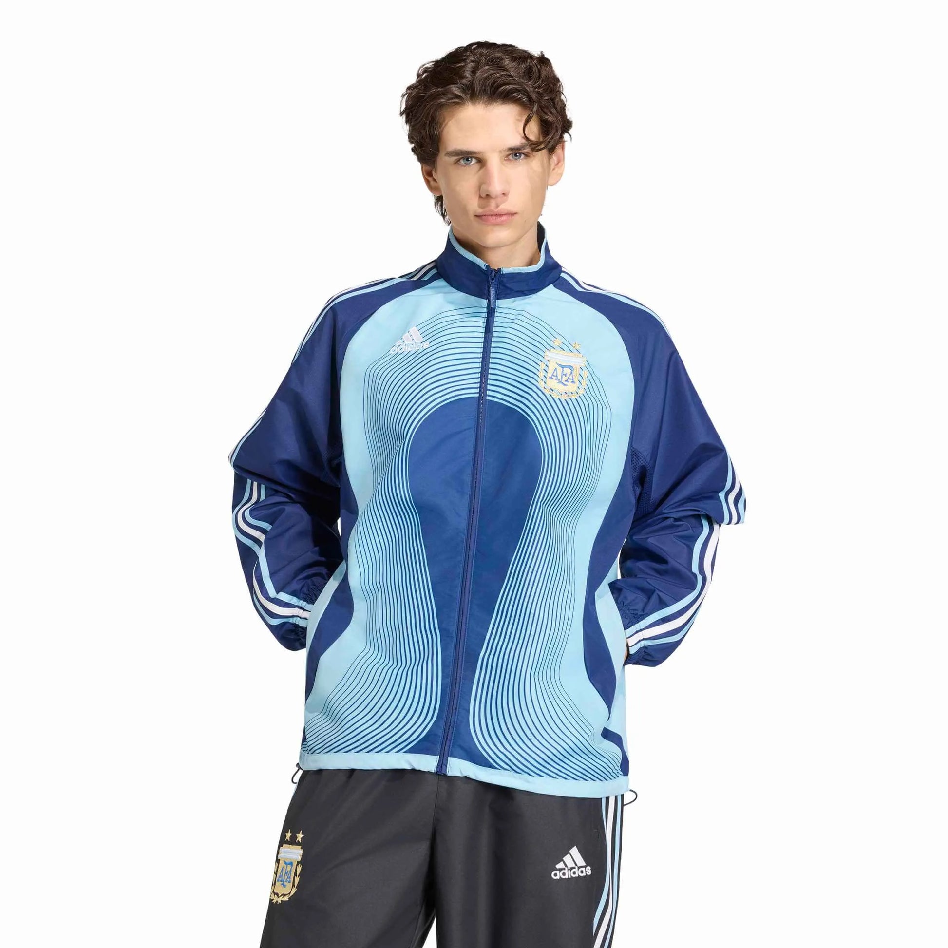 adidas 2006 Argentina Men's Retro Away Track Top (Model - Front)