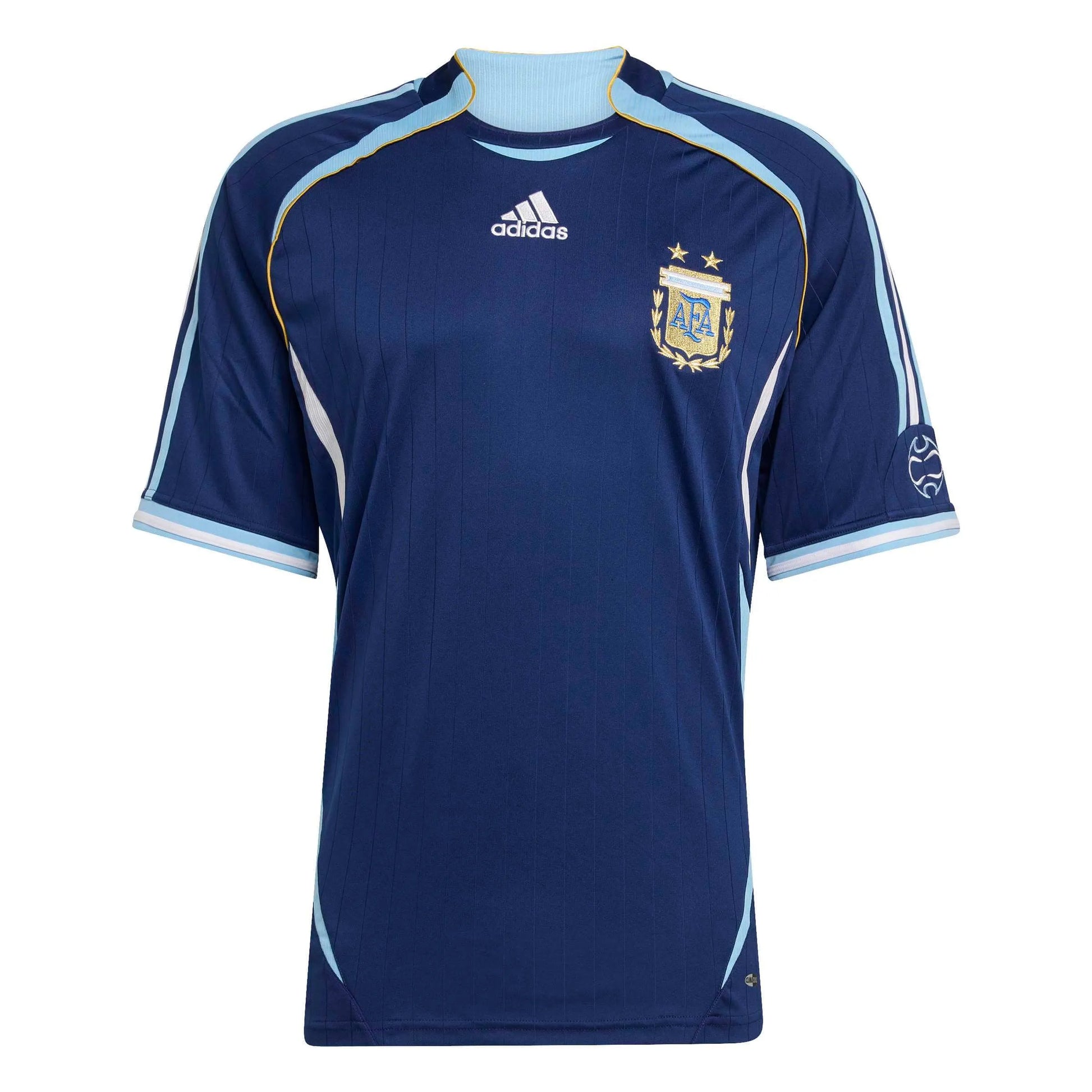 adidas 2006 Argentina Men's Retro Stadium Away Soccer Jersey (Front)