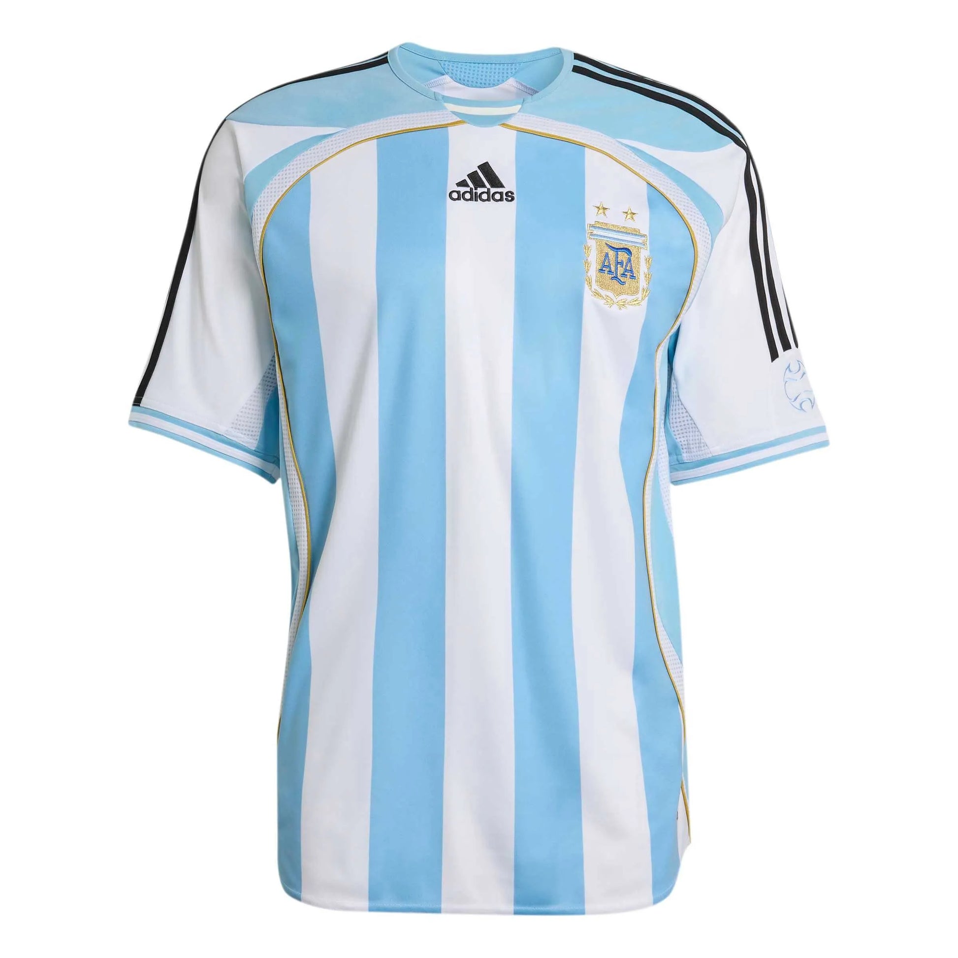 adidas 2006 Argentina Men's Retro Stadium Home Soccer Jersey (Front)