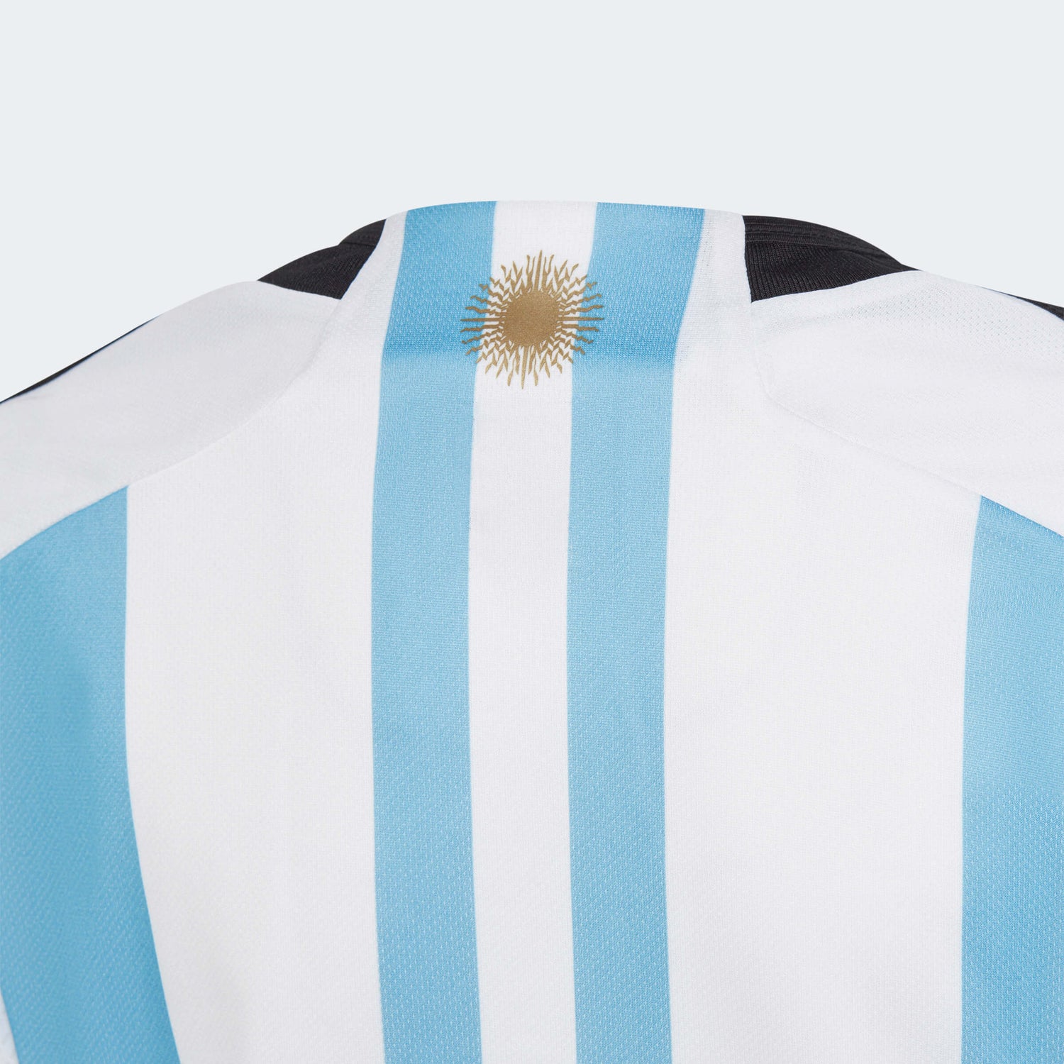 adidas 2022-23 Argentina Youth Home Jersey World Cup 3 Star (Detail 1)