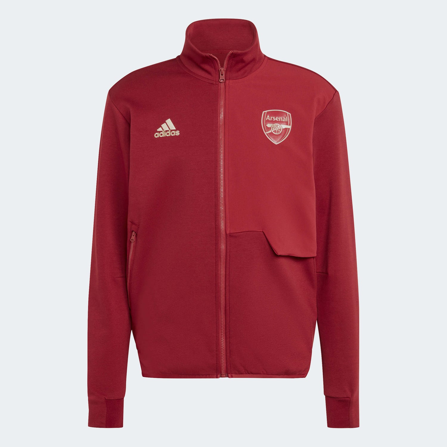 adidas 2023-24 Arsenal Men's Anthem Jacket (Front)