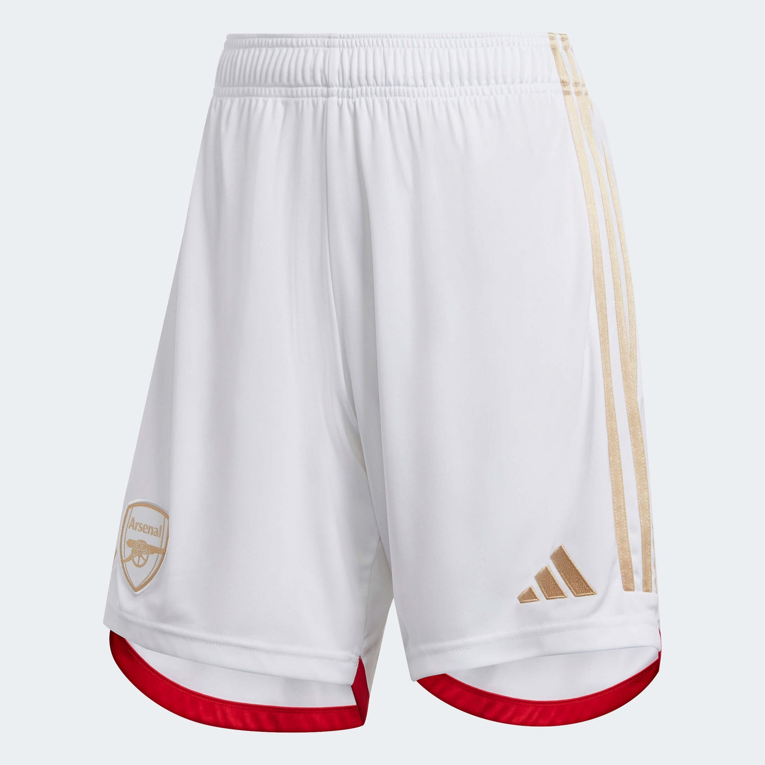 adidas 2023-24 Arsenal Men's Stadium Home Shorts (Front)
