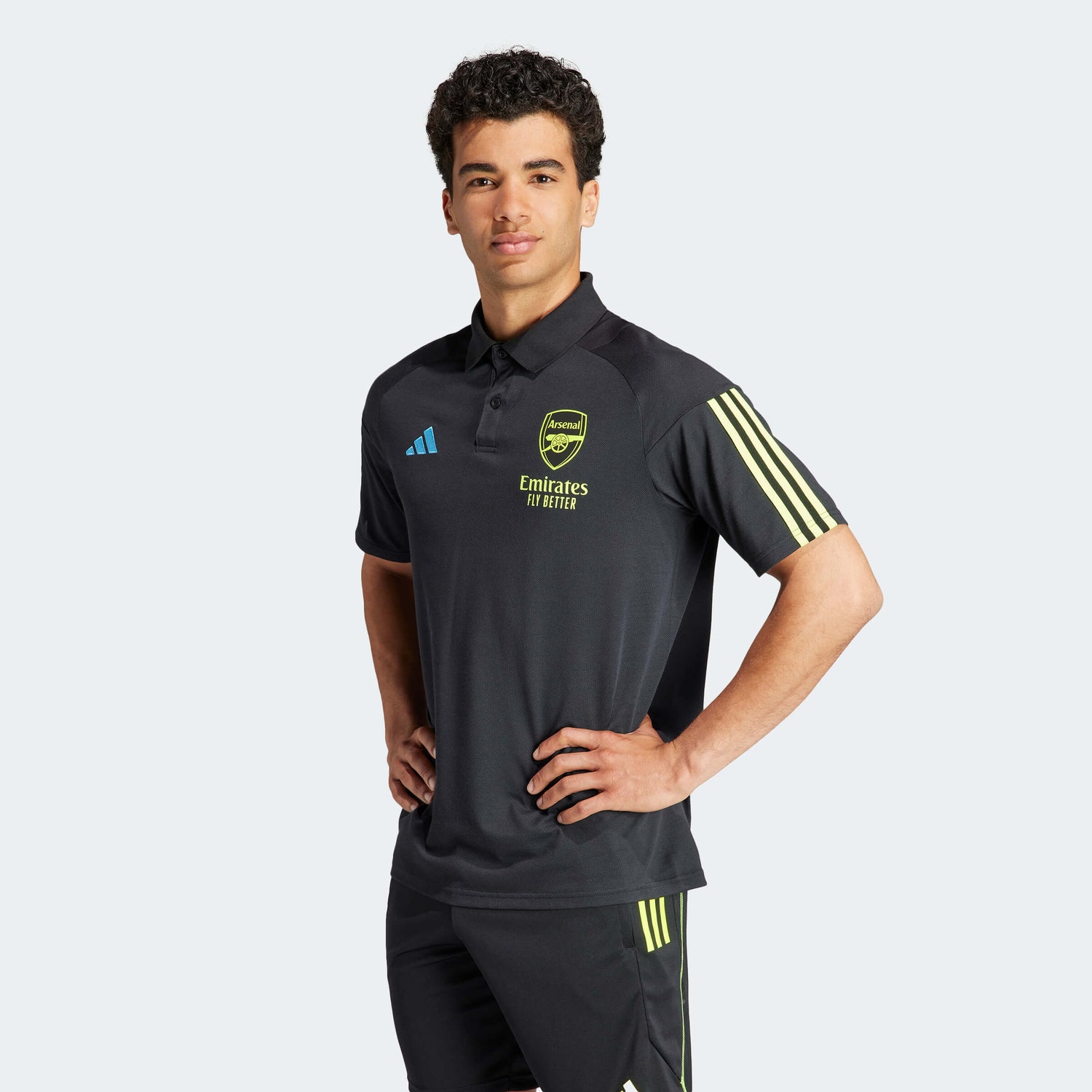 adidas 2023-24 Arsenal Men's Training Polo Shirt (Model - Front)