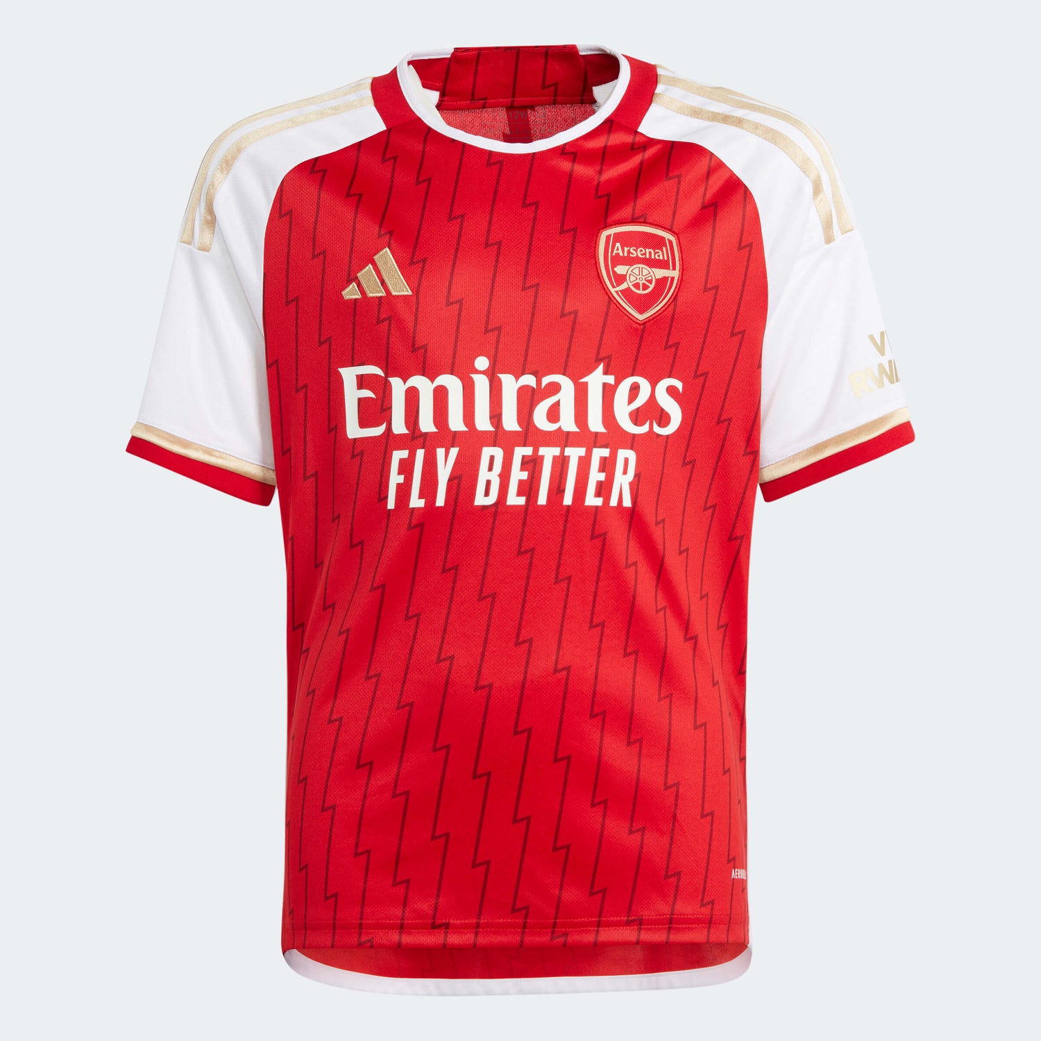 adidas 2023-24 Arsenal Youth Stadium Home Jersey (Front)